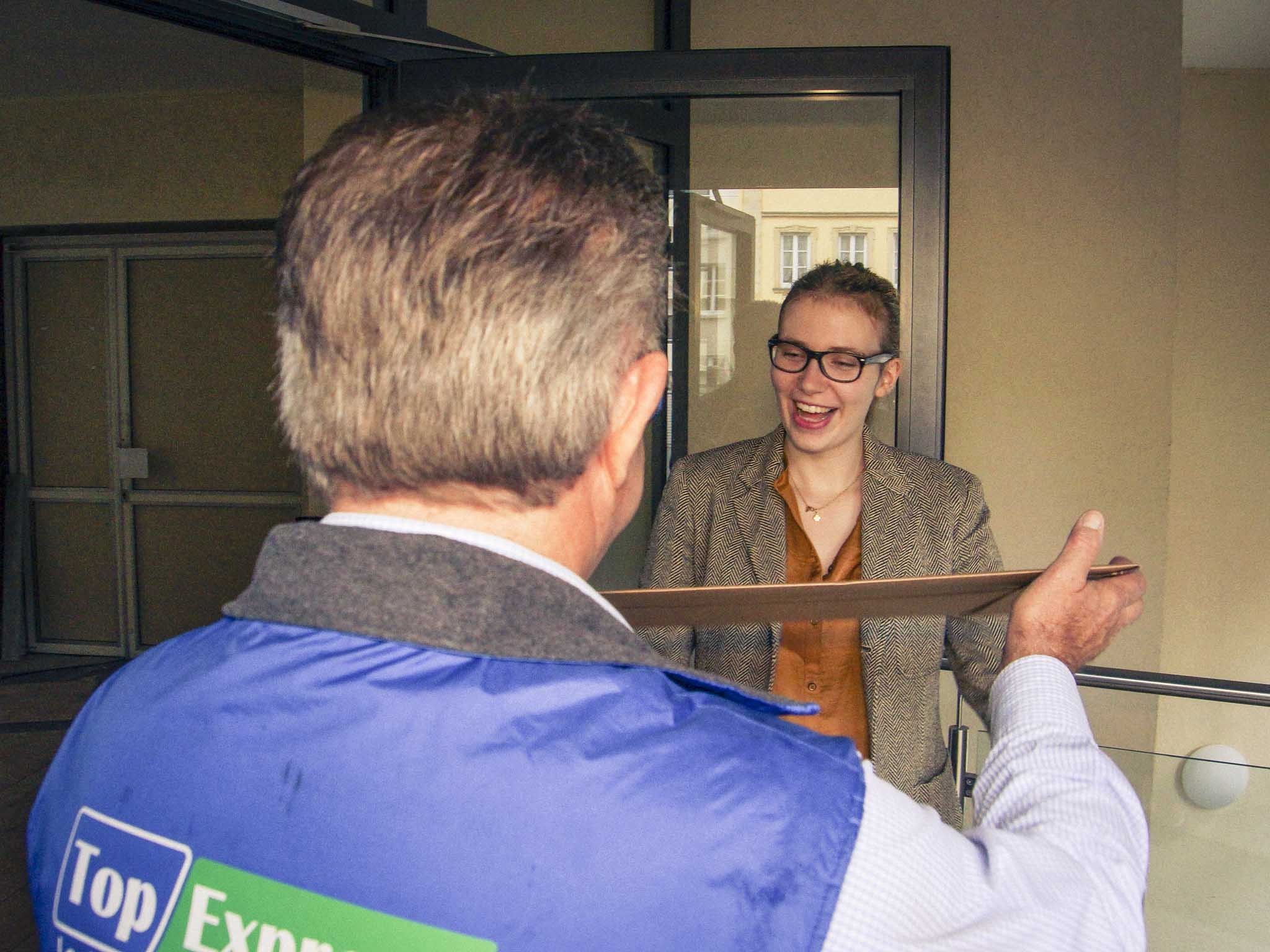 Die Zustellung erfolgt in einem mit dem Empfänger abgesprochenen Zeitfenster. Foto: Dominik Ziegler
