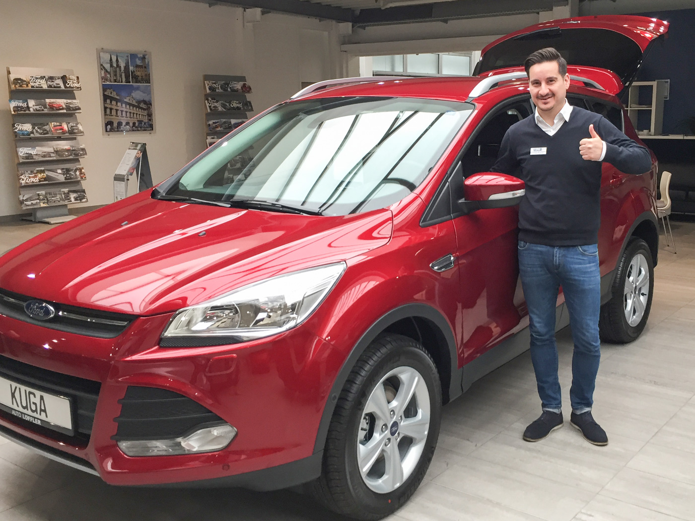 FordKuga Der Ford Kuga passt zu jedem Sportler. – Foto: Auto Löffler
