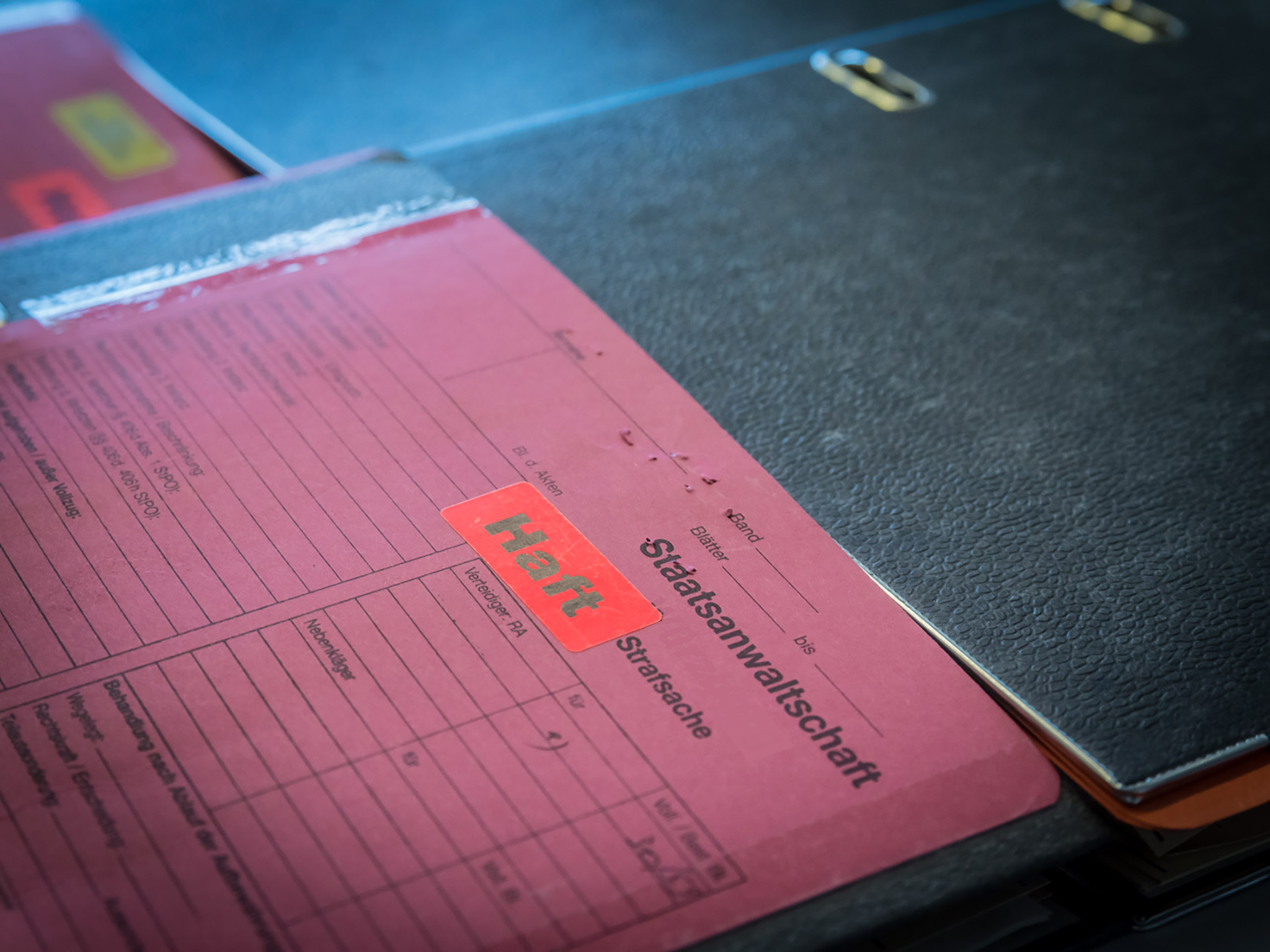 Haft_Akte_Staatsanwalt Ermittlungsakte der Staatsanwaltschaft. Symbolfoto: Pascal Höfig
