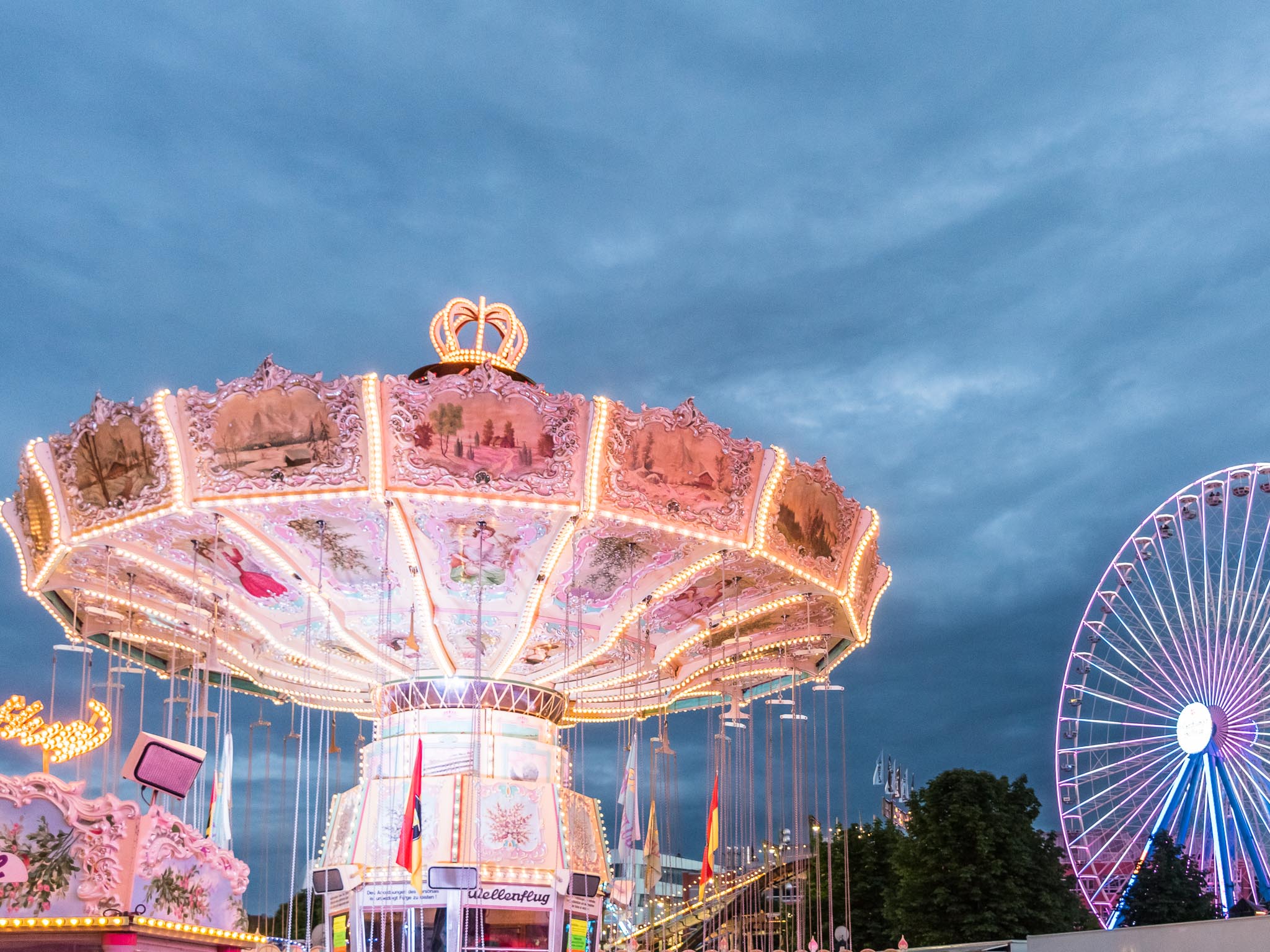Das Kiliani Volksfest auf der Talavera in Würzburg. Foto: Pascal Höfig