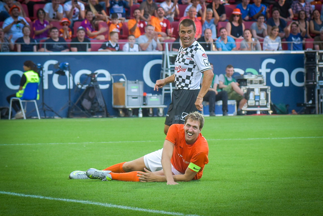 Champions-For-Charity Zu Ehren von Michael Schumacher in Mainz: Dirk Nowitzki. Foto: Pascal Höfig
