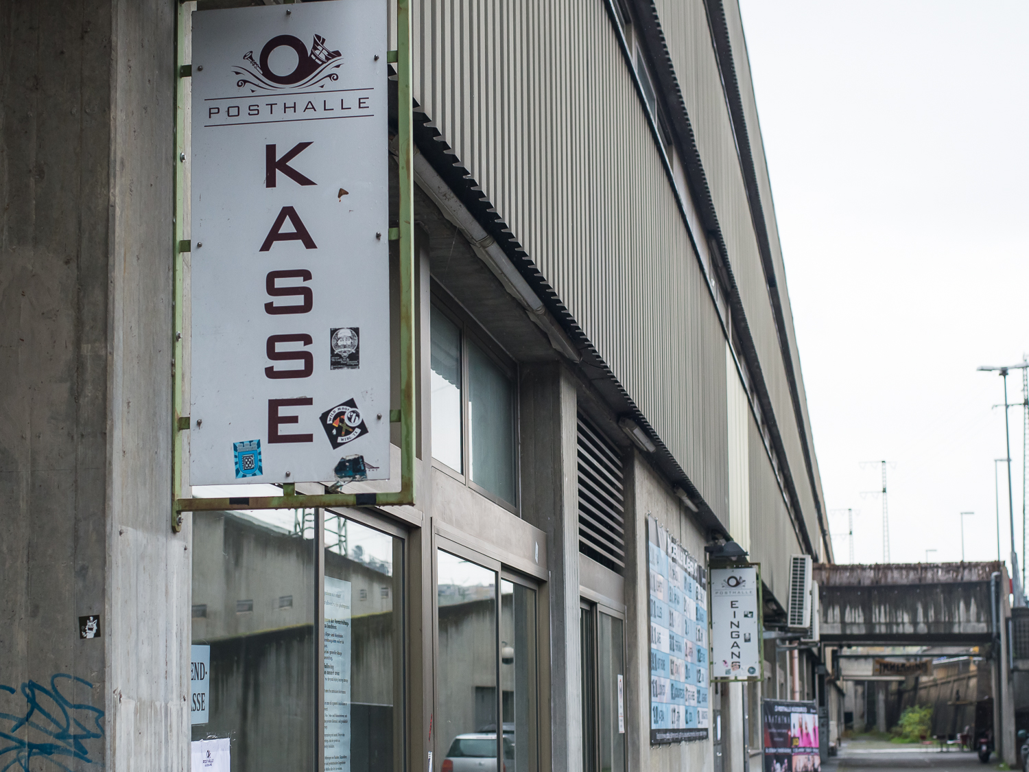 Posthallen Würzburg Die Posthalle am Hauptbahnhof Würzburg – Foto: Pascal Höfig