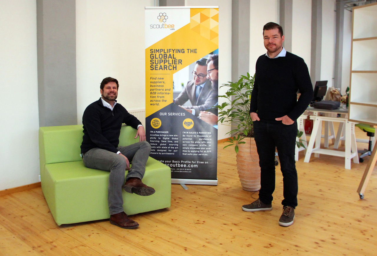 Scoutbee_Startup Das Kernteam von Scoutbee. Foto: Scoutbee