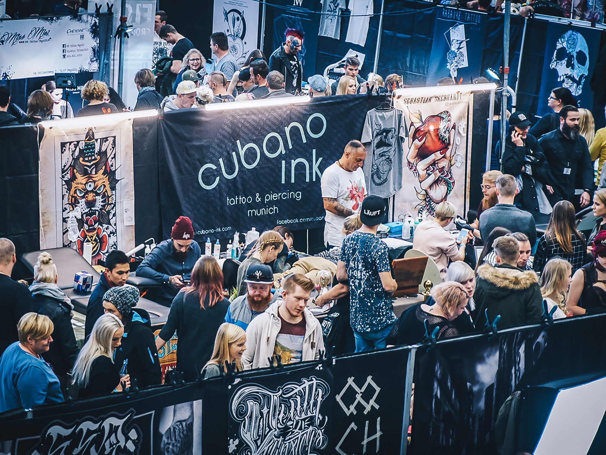Die Tattoo Convention in Schweinfurt. Foto: Pascal Höfig