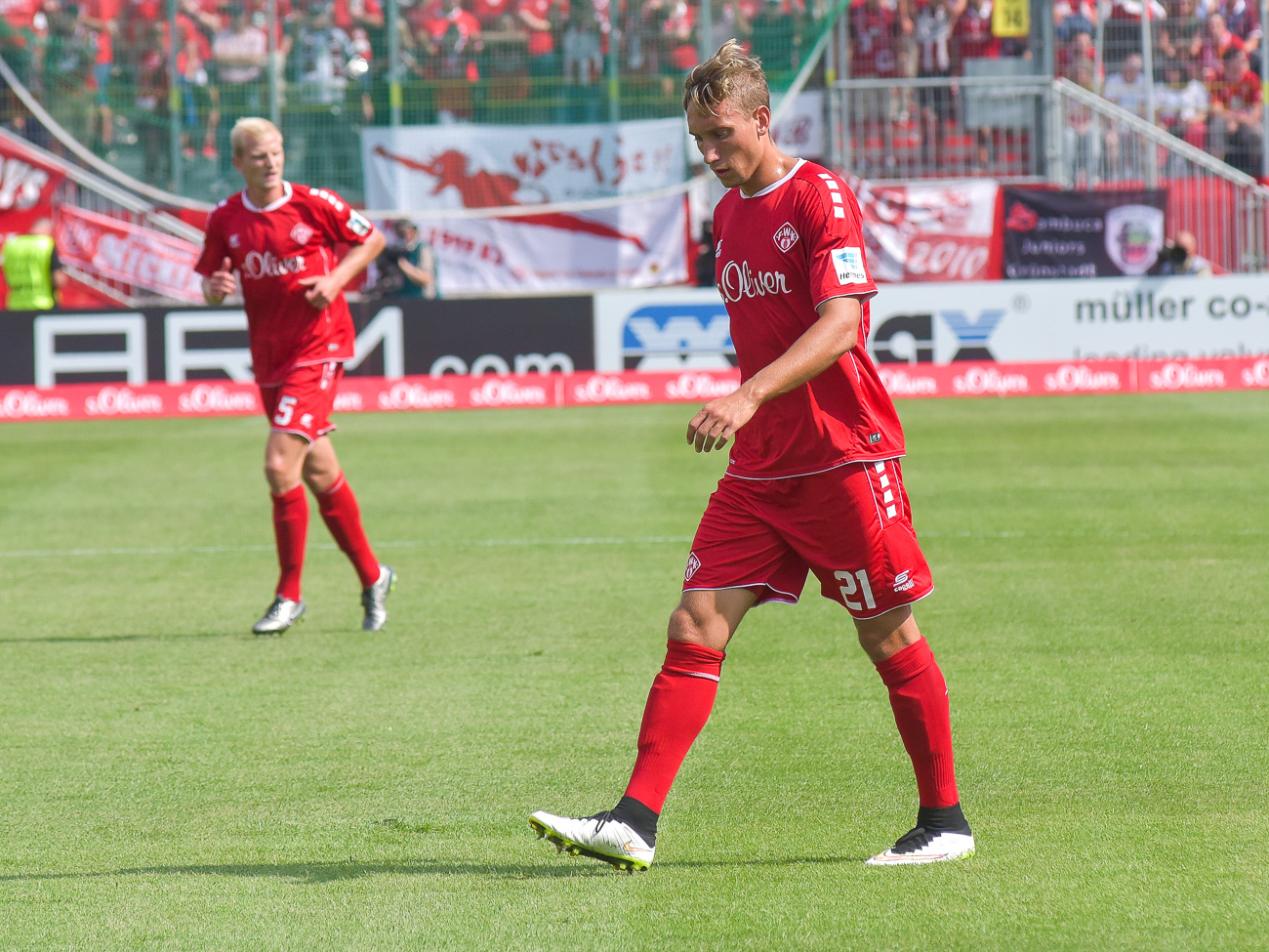 Tobias Schroeck_Kickers-#21 Tobias Schröck von den Würzburger Kickers. Foto: Pascal Höfig