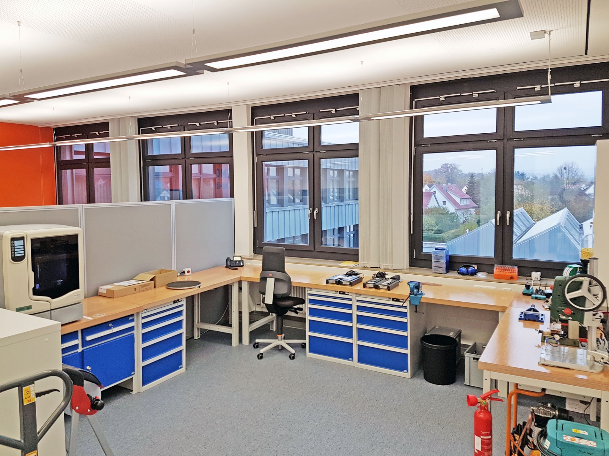 Werkstatt mit 3D-Drucker. Foto: FHWS