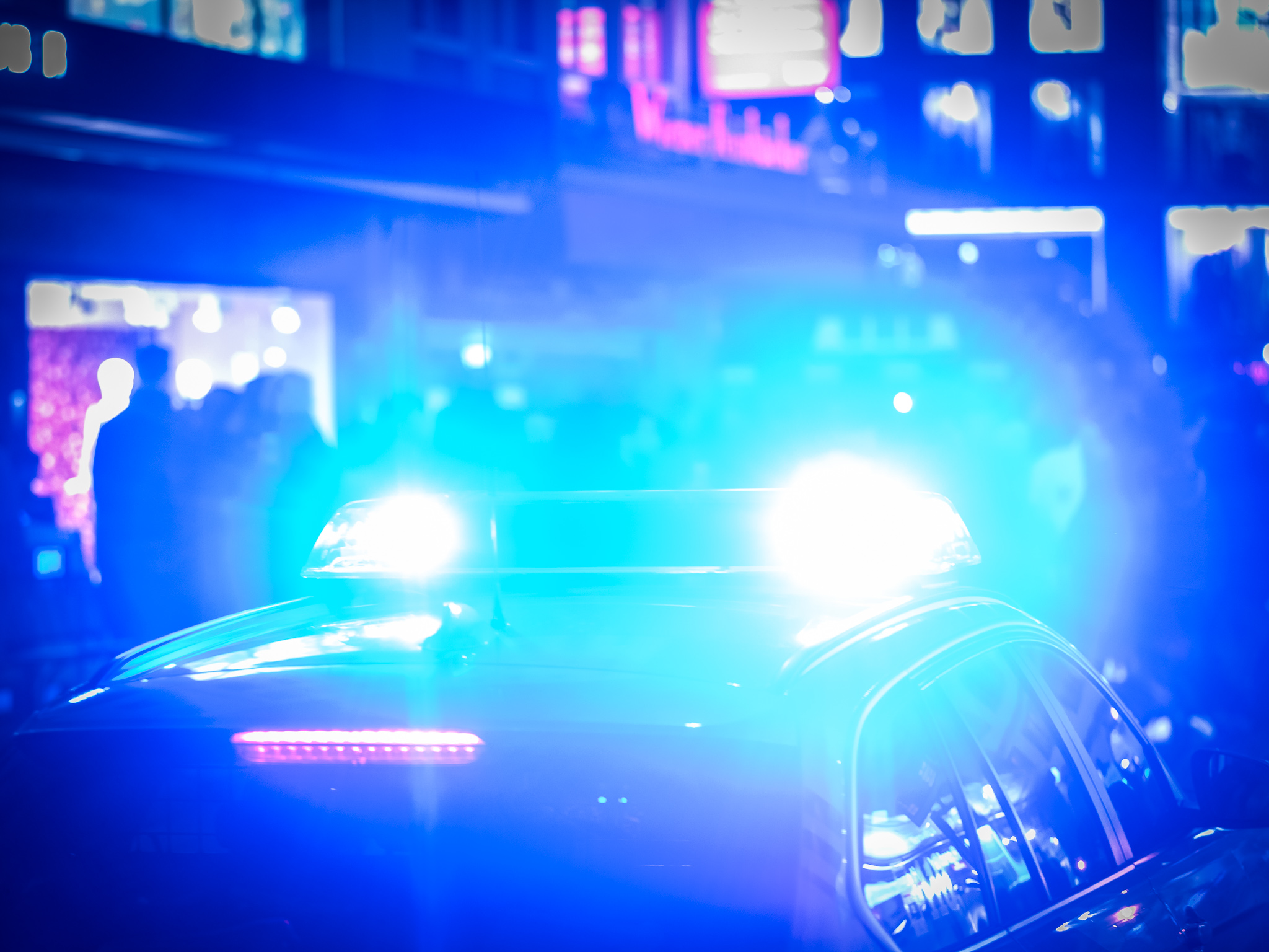 Blaulicht_Nacht_06 Polizei im Einsatz. Foto: Pascal Höfig
