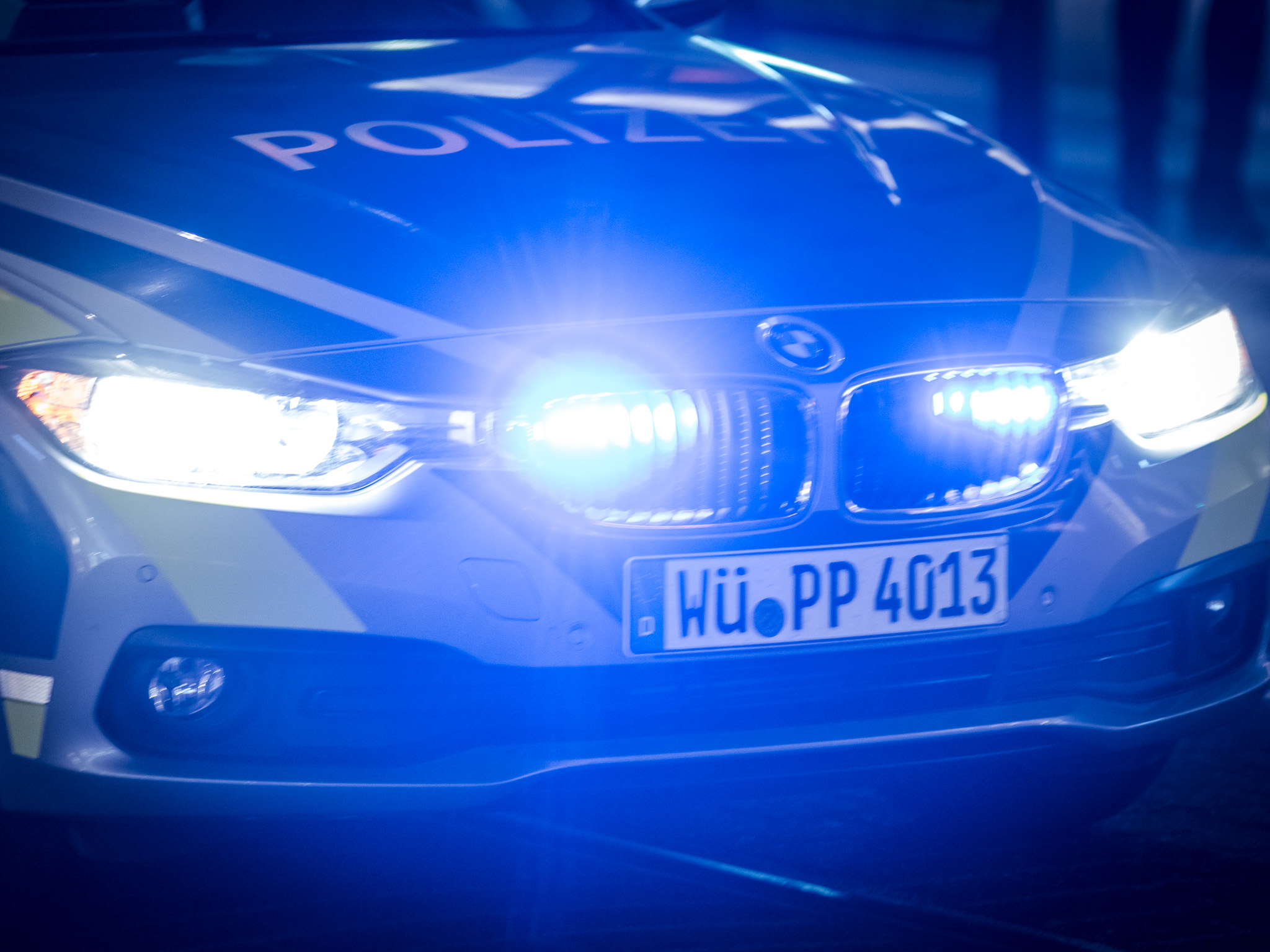 Blaulicht_Nacht_08 Polizei im Einsatz. Foto: Pascal Höfig