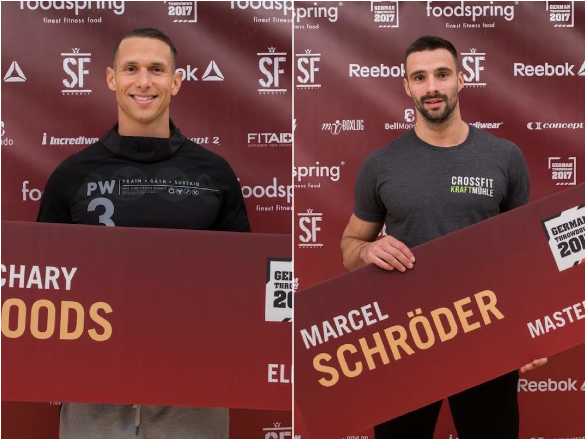Zach Woods & Marcel Schröder beim German Throwdown 2017. Foto: GTDZach Woods & Marcel Schröder beim German Throwdown 2017. Foto: GTD