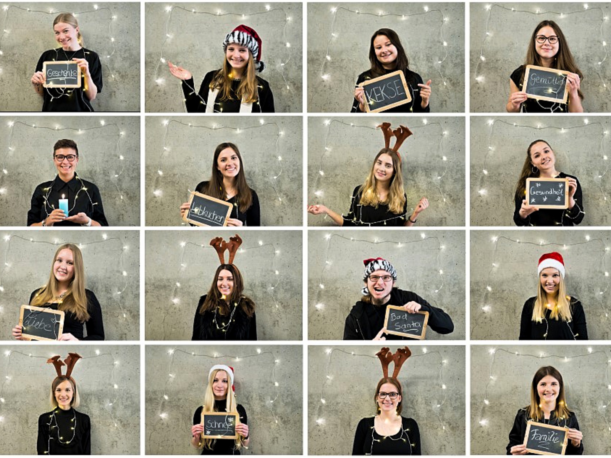Collage-ge Erstsemesterprojekt "Feliz NaWÜdad". Foto: FHWS