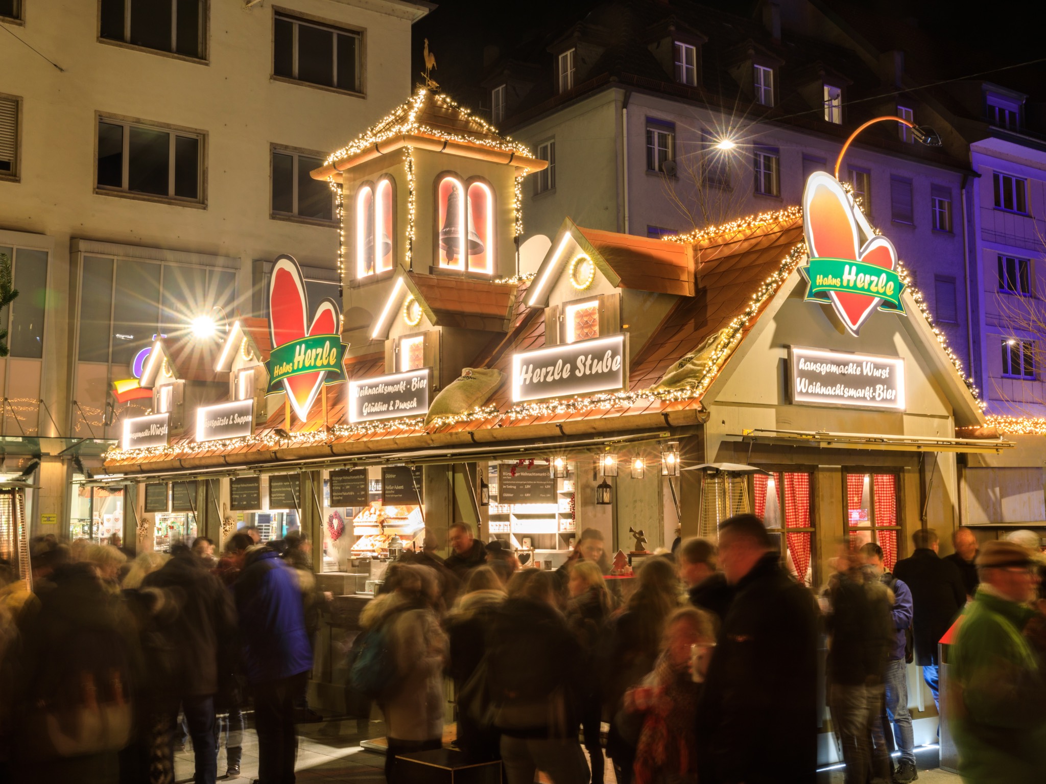 Hahns_Herzle Hahns Herzle auf dem Würzburger Weihnachtsmarkt. Foto: webflasher