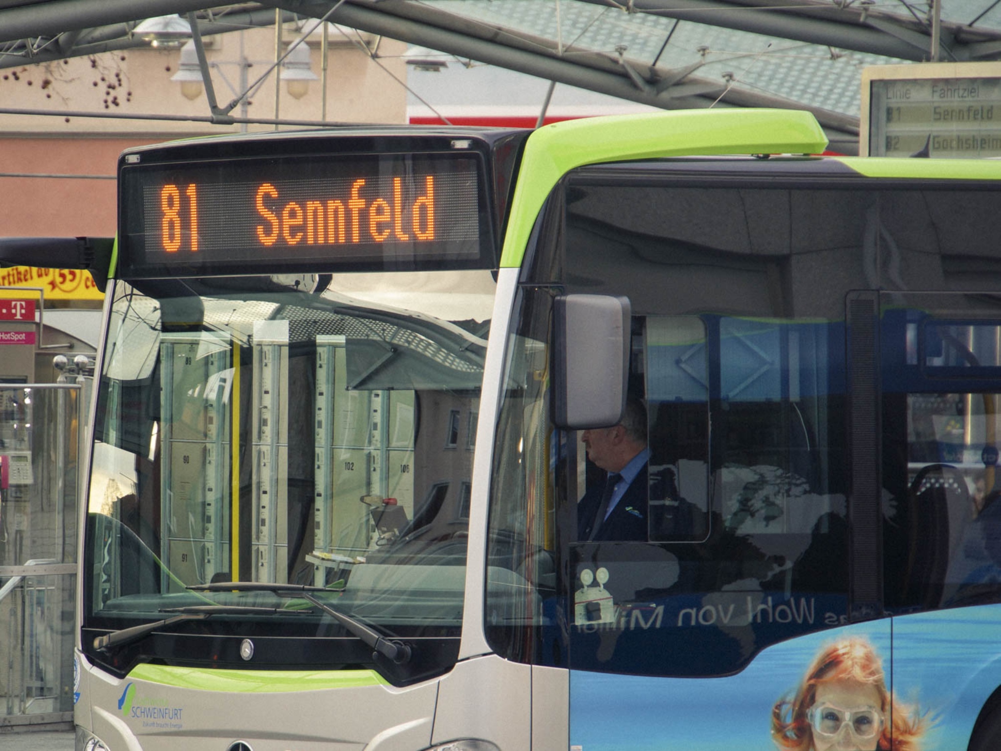 Symbolbild_Schweinfurt_Bus_Linienbus_Oeffentlicher_Nahverkeh2 Symbolbild Nahverkehr in Schweinfurt. Foto: Dominik Ziegler