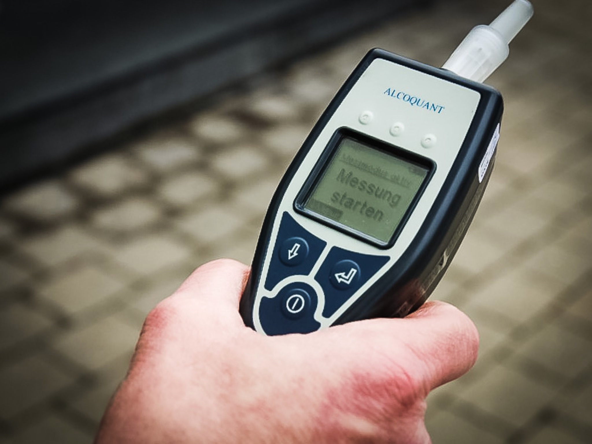 Alkotest Alkoholtester der Polizei. Symbolfoto: Pascal Höfig