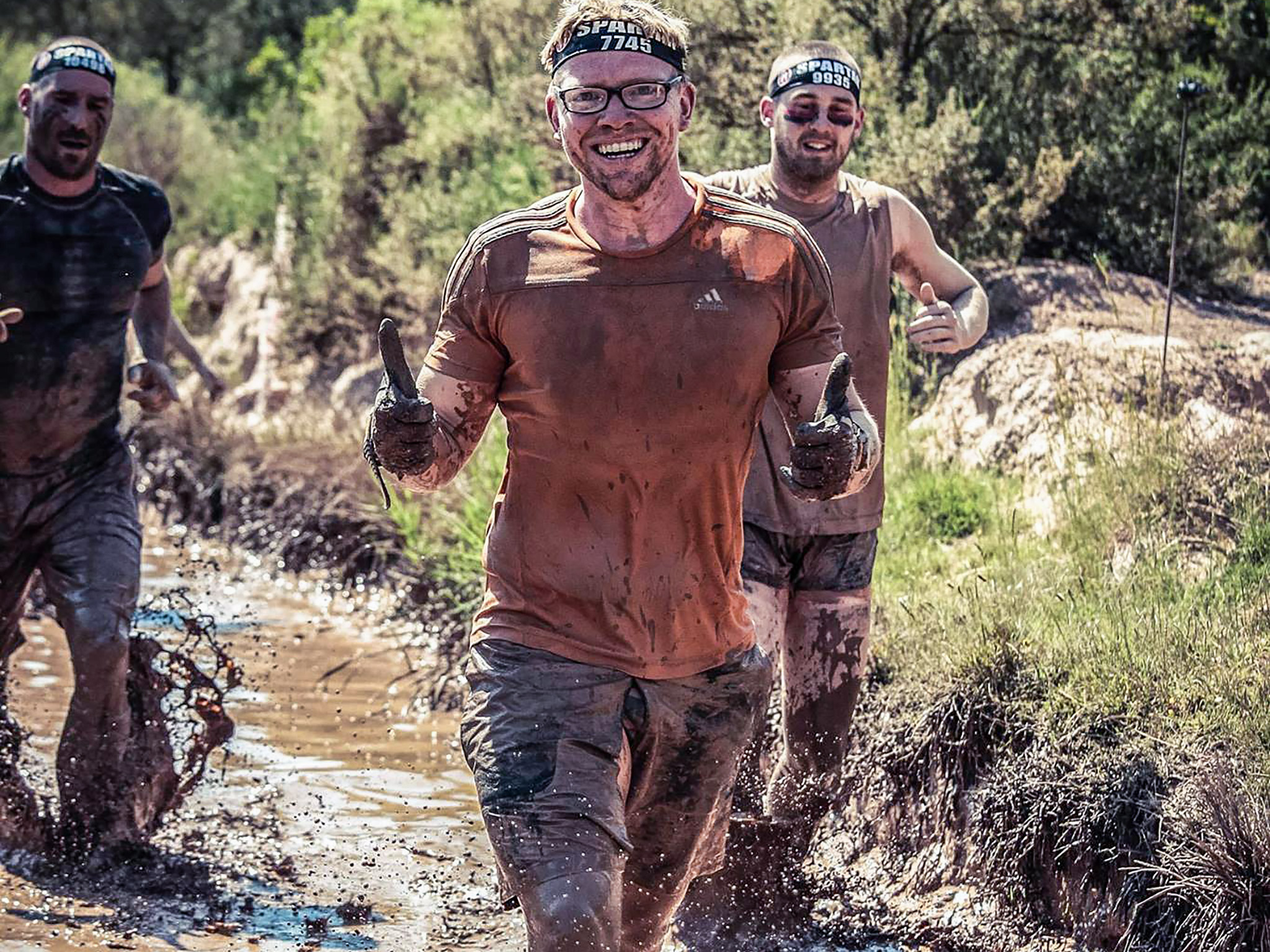 SvenGehwald_SpartanRace_Schlamm Sven Gehwald bei einem Rennen in Les Comes bei Barcelona. Foto: Sportfotograf/Sven Gehwald