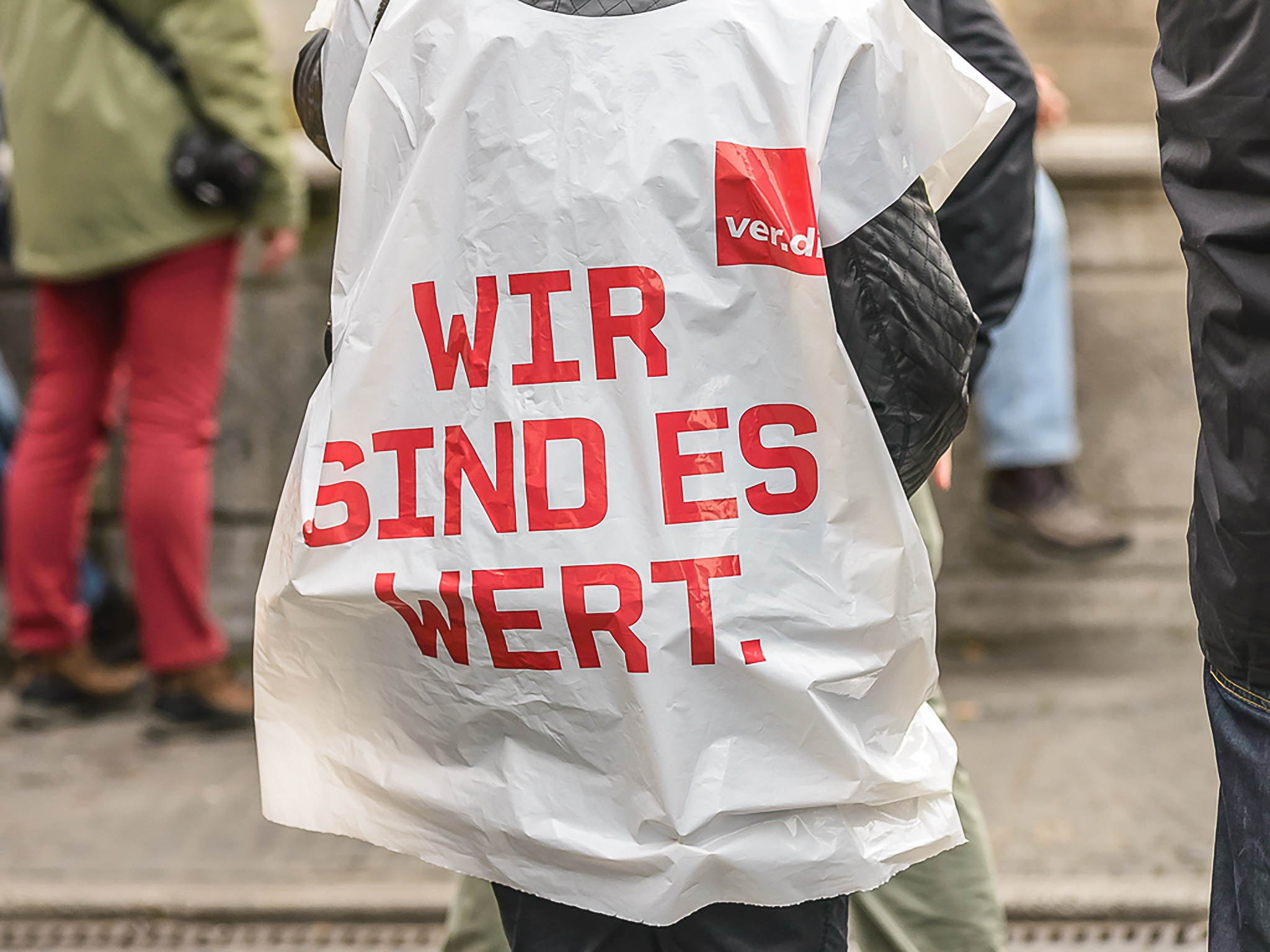 Streik_Verdi_2048px Ver.di Warnstreik. Symbolfoto: Pascal Höfig