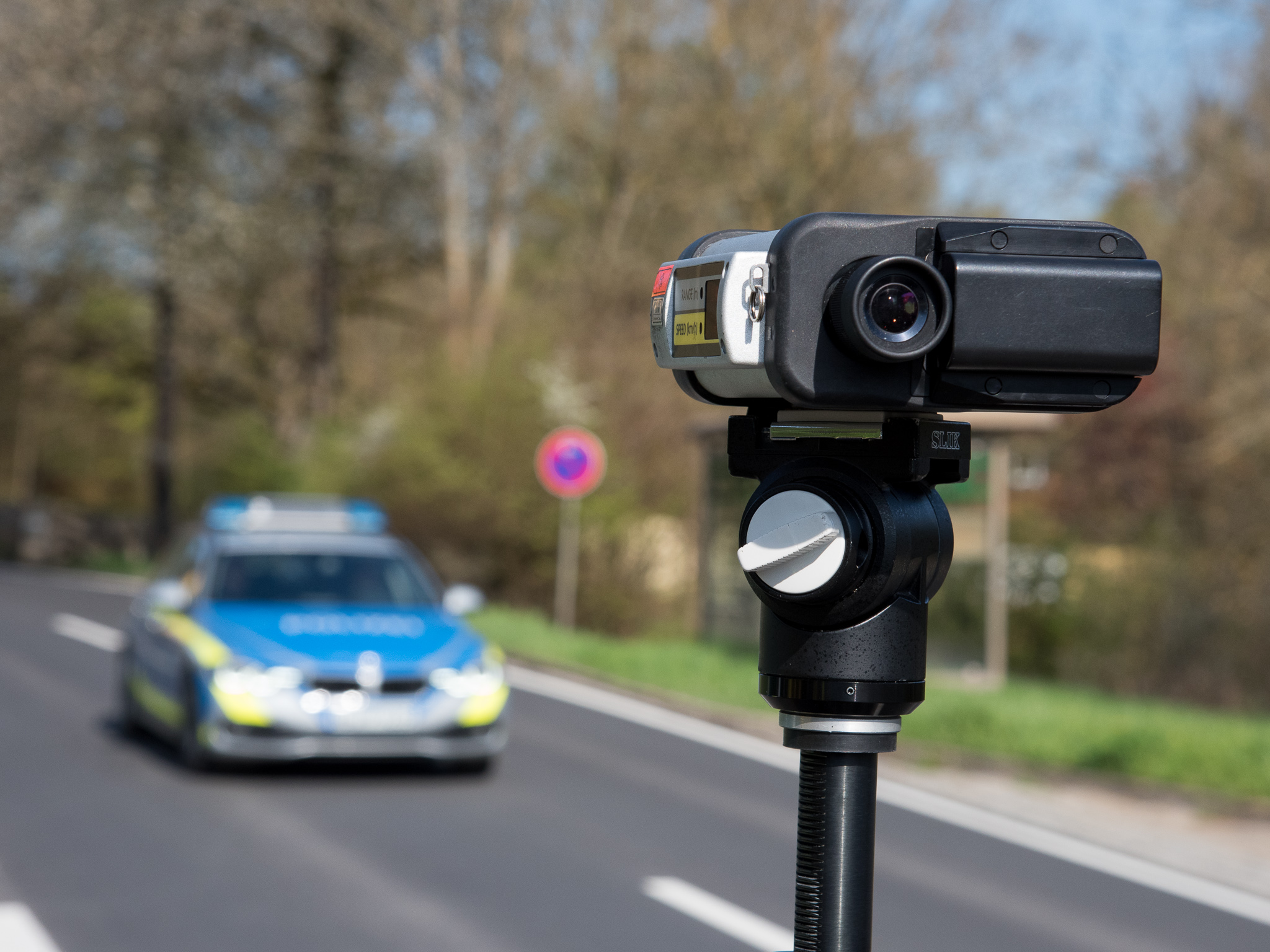 Foto: Pascal Höfig Geschwindigkeitskontrolle der Polizei. Foto: Pascal Höfig