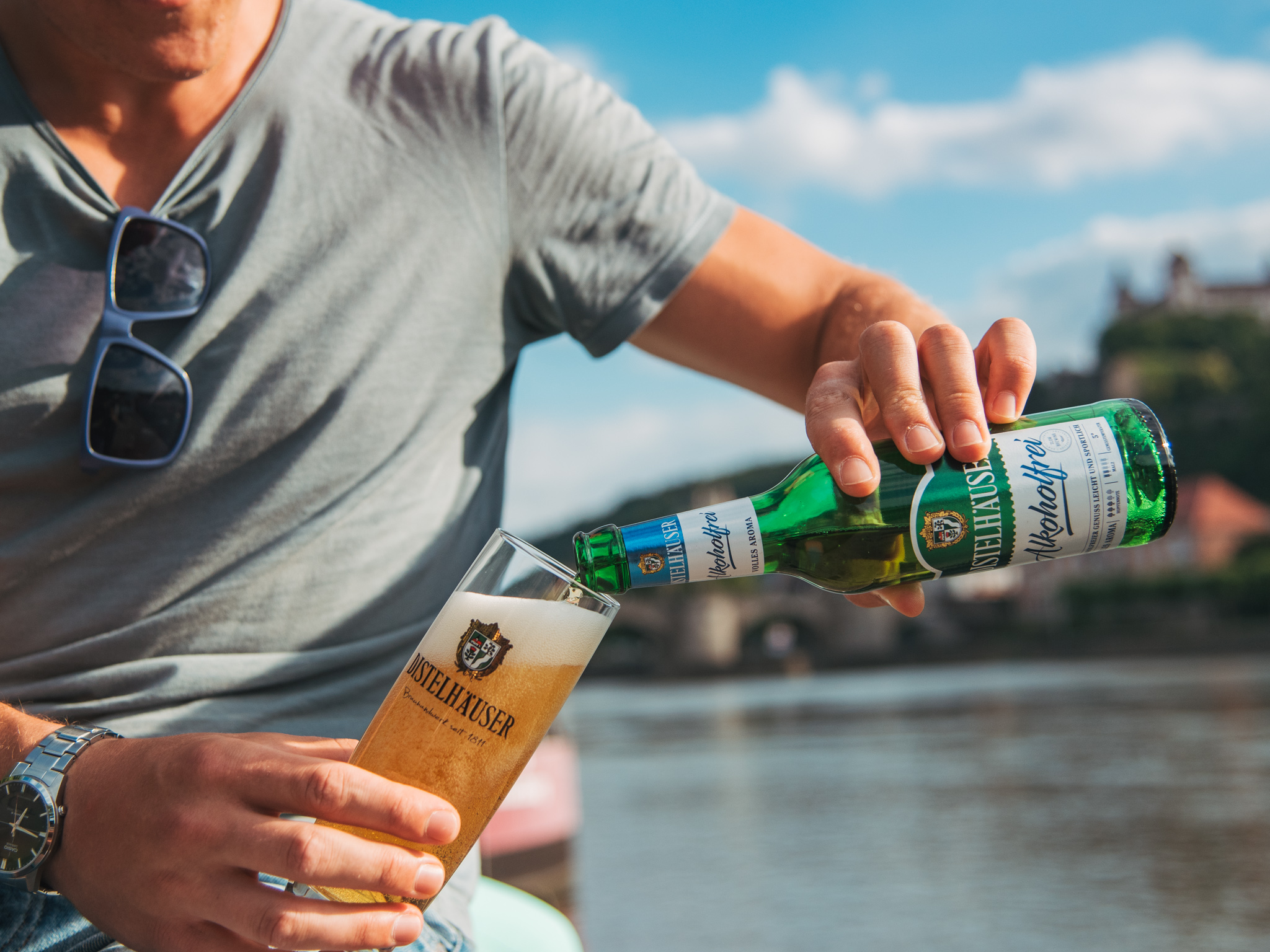 Nach dem Training mal lecker alkoholfrei? Foto: Pascal Höfig
