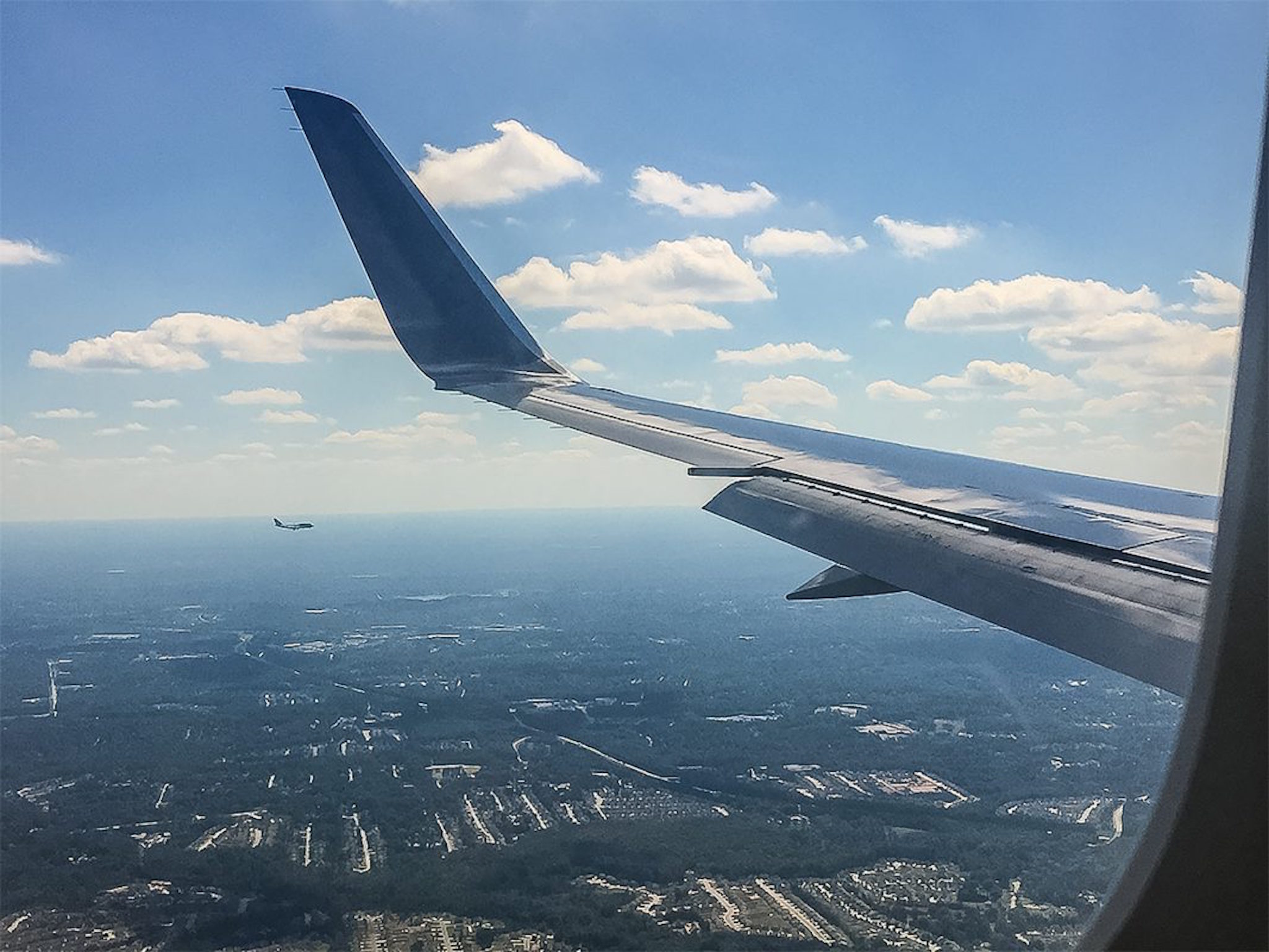 Flugzeug_Urlaub Blick aus dem Flugzeug. Foto: Pascal Höfig