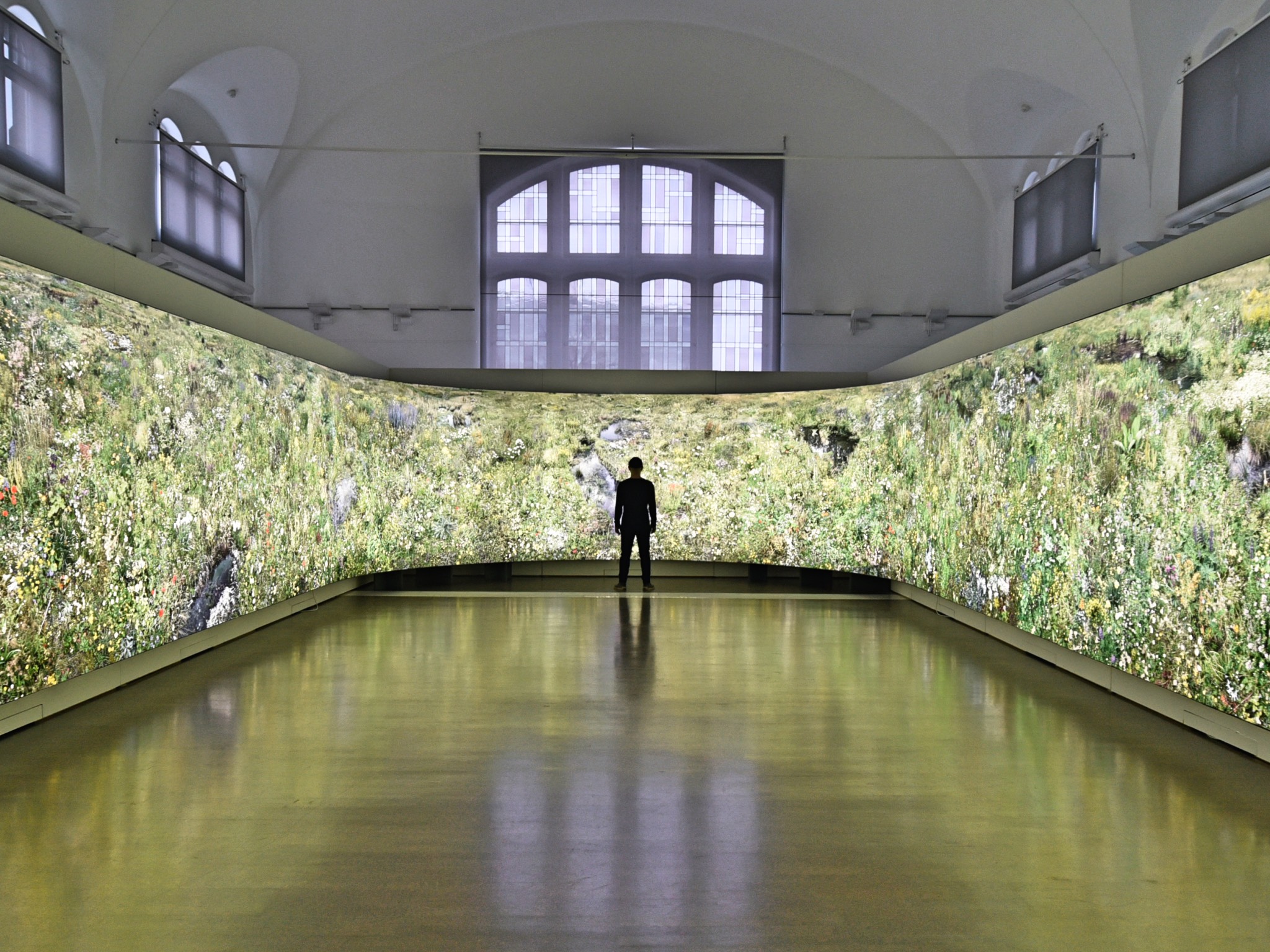 Hiroyuki Masuyama_Kunstmuseum Heidenheim 2018 Hiroyuki Masuyama sprengt Raum & Zeit. Foto: Hiroyuki Masuyama
