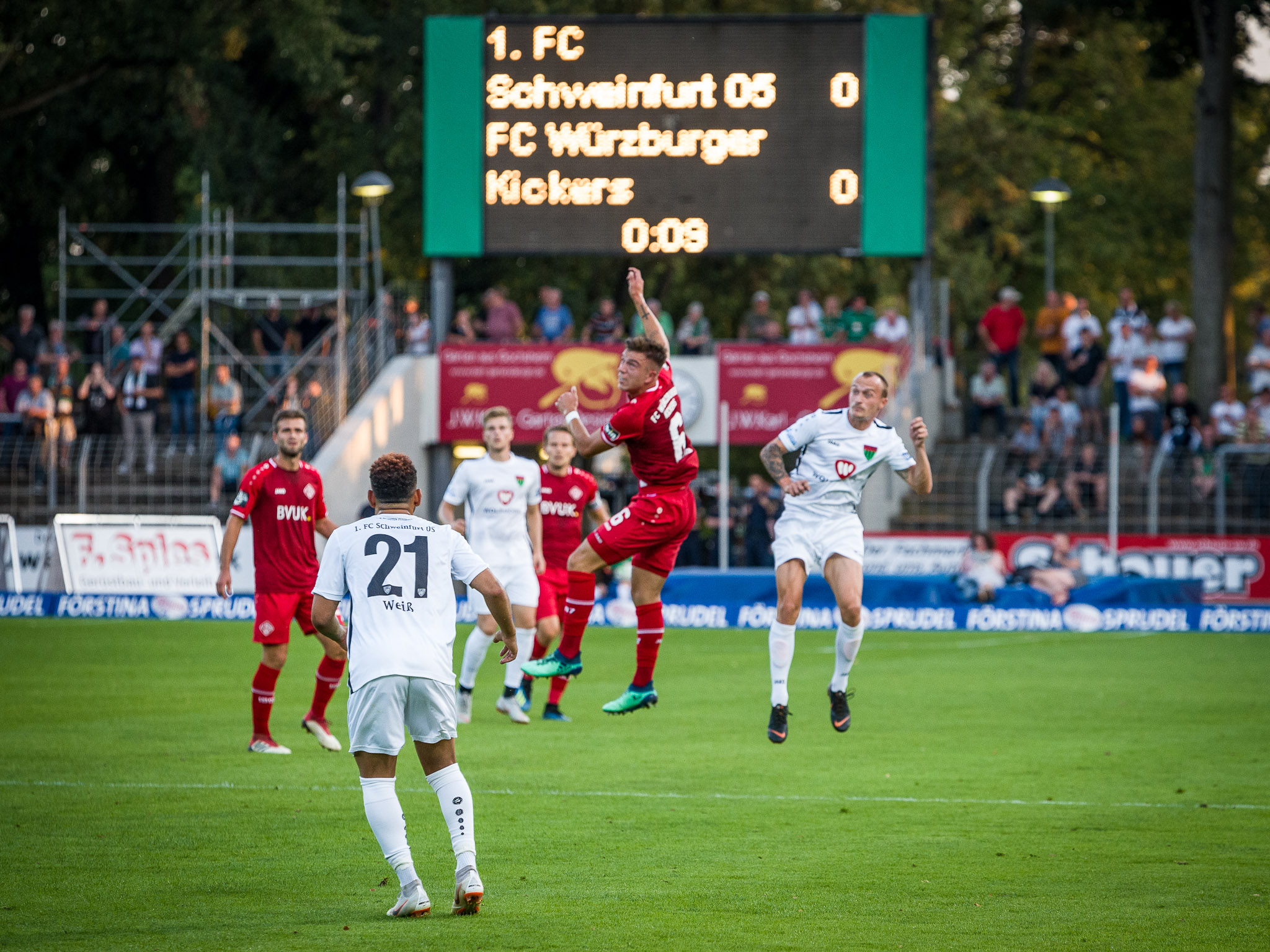2018 09 12 FCSchweinfurt05_KickersWuerzburg (13 von 59) Derby. Schnuedel gegen Kickers. Foto: Pascal Hoefig.