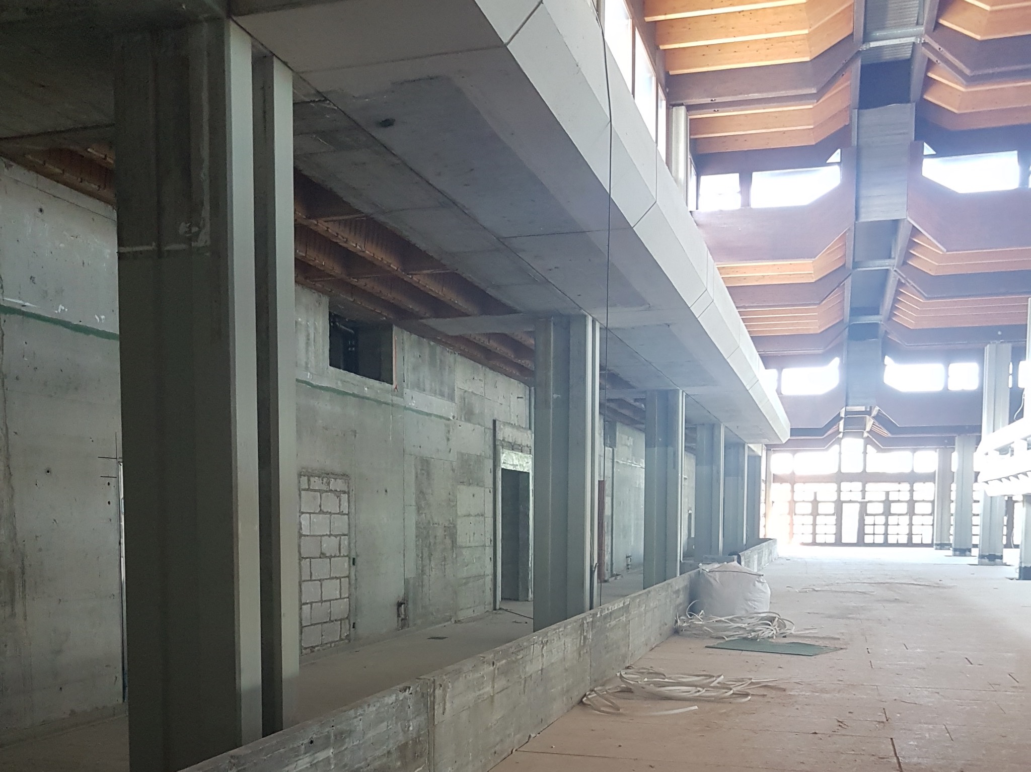 Die Mensa wird zum Rohbau. Foto: Studentenwerk Würzburg