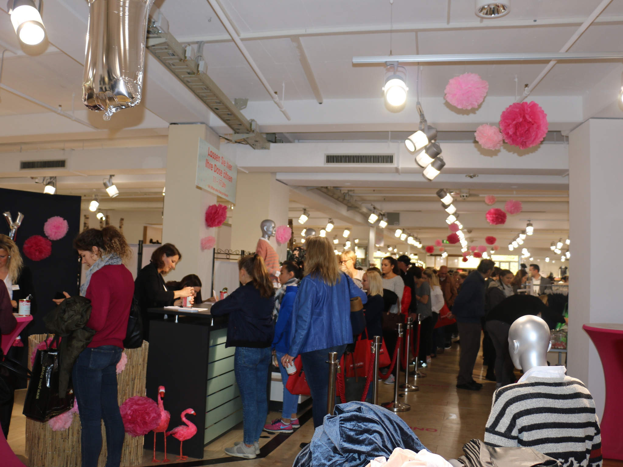 Volle Bude auf der Only-Party 2017. Foto: Modehaus Gebrüder Götz
