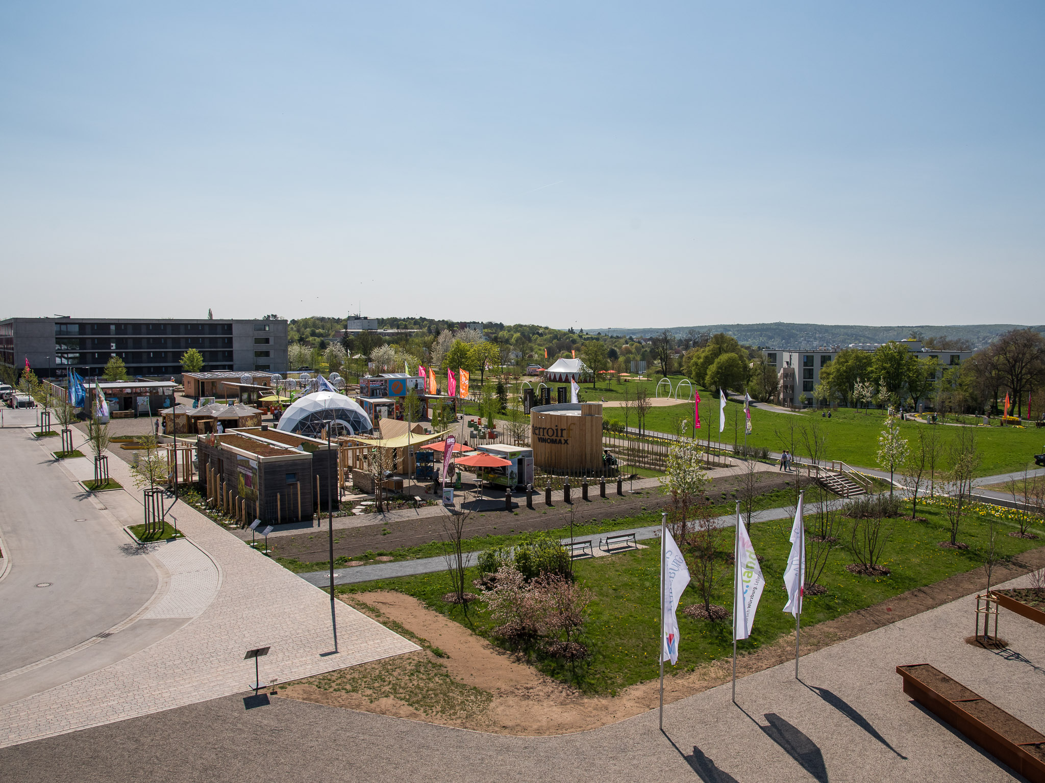 Landesgartenschau 2018 Landesgartenschaugelände am Hubland. Foto: Pascal Höfig