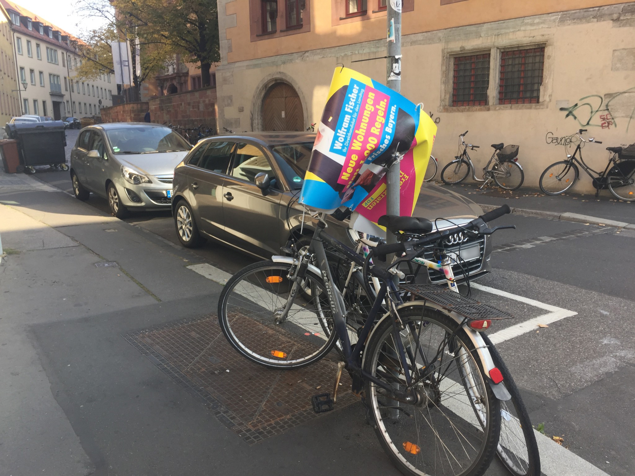Beschaedigte_Wahlplakate Beschädigte Wahlplakate 2018. Foto: Katharina Kraus