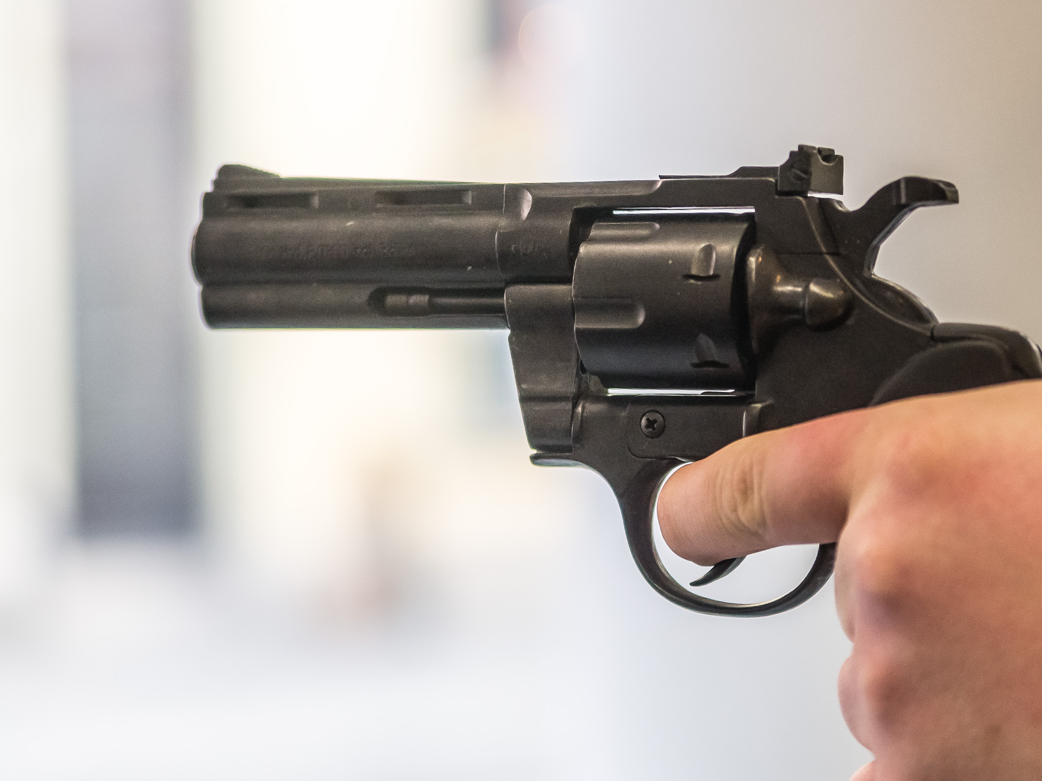 Waffe_Pistole_2048_09.jpg Schreckschussrevolver. Symbolfoto: Pascal Höfig