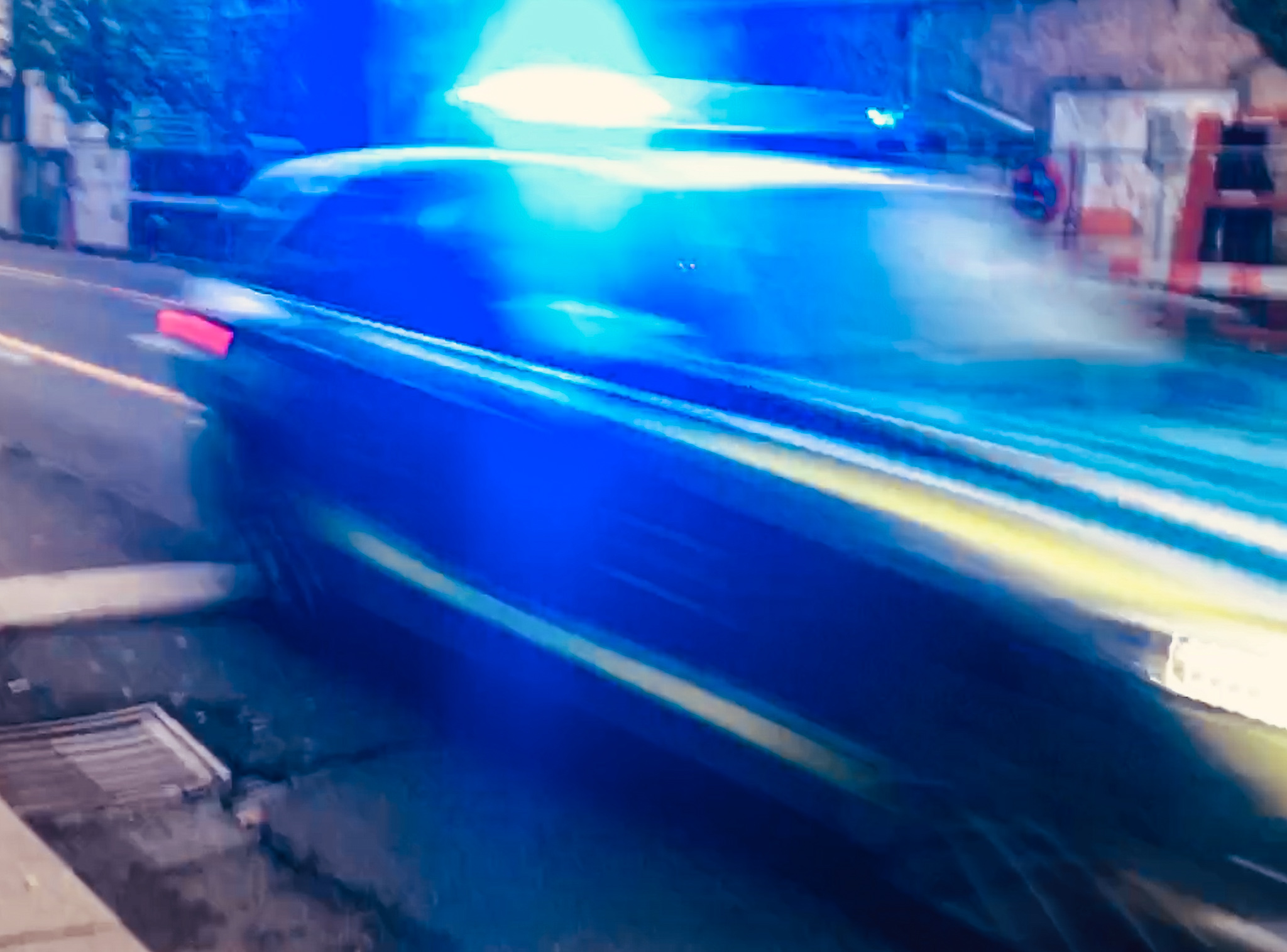 Polizei_Blaulicht Streifenwagen der Polizei. Foto: Pascal Höfig