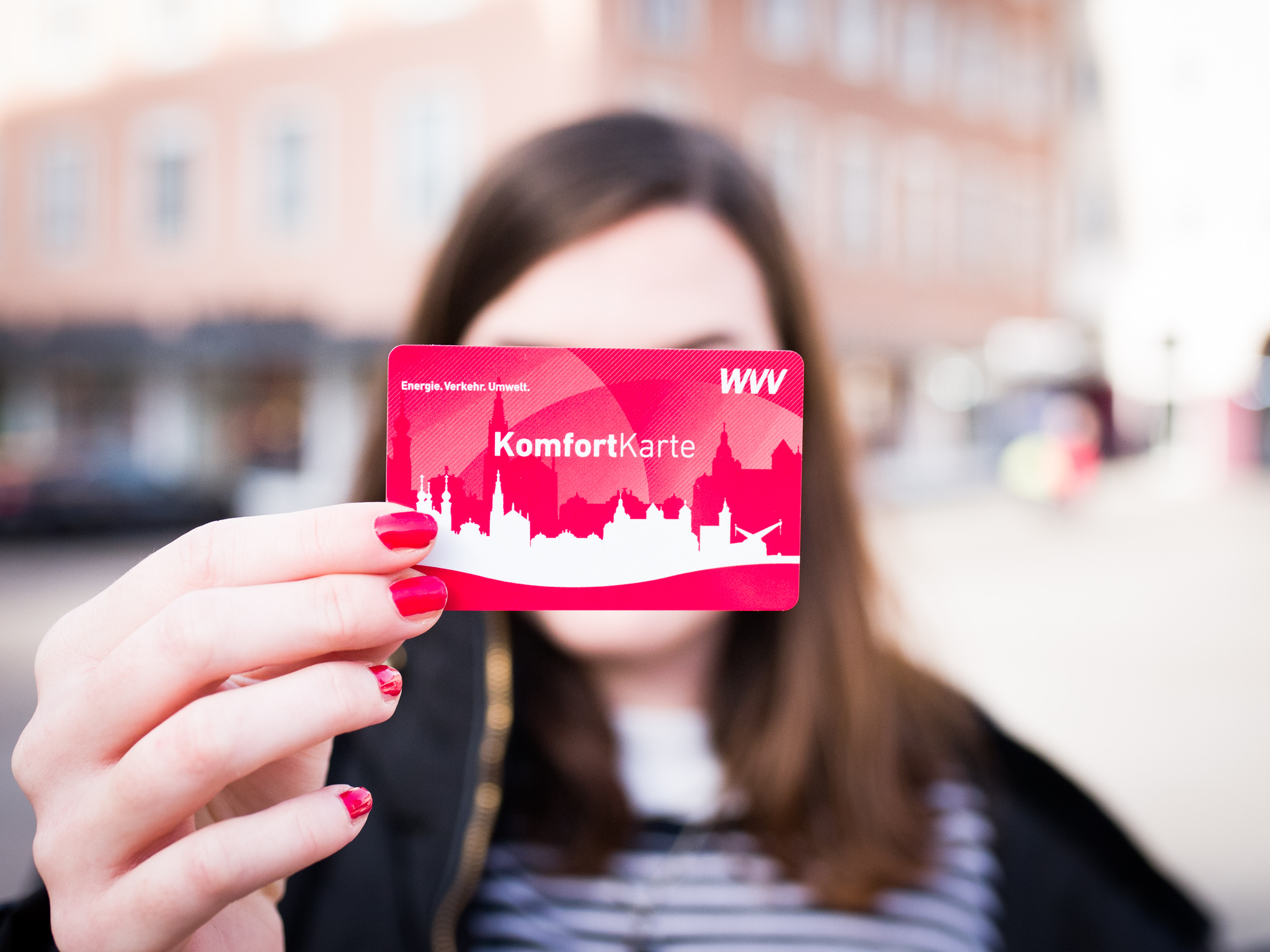 Die WVV Komforkarte. Foto: Pascal Höfig
