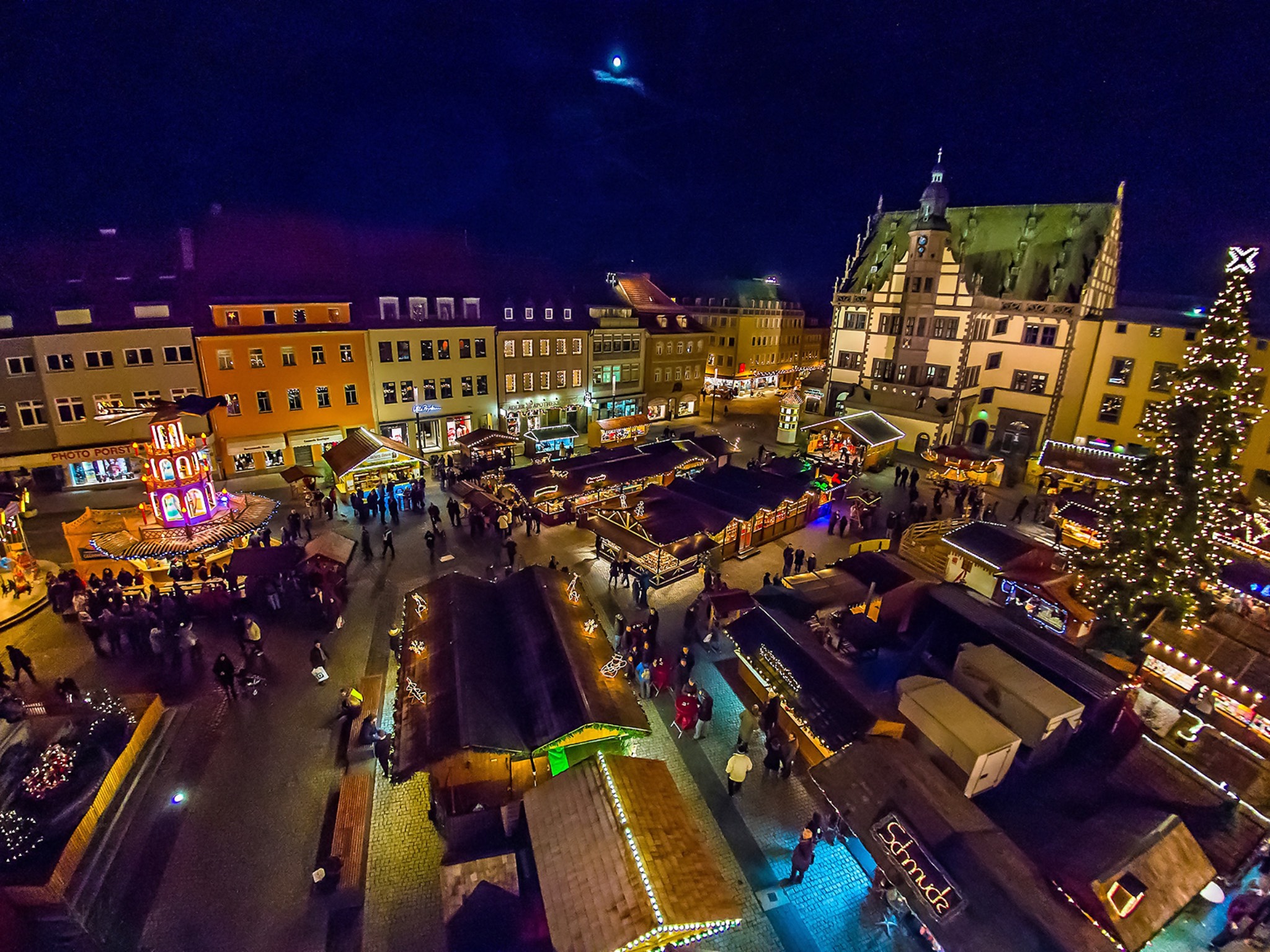Schweinfurter Weihnachtsmarkt. Foto: Anand Anders