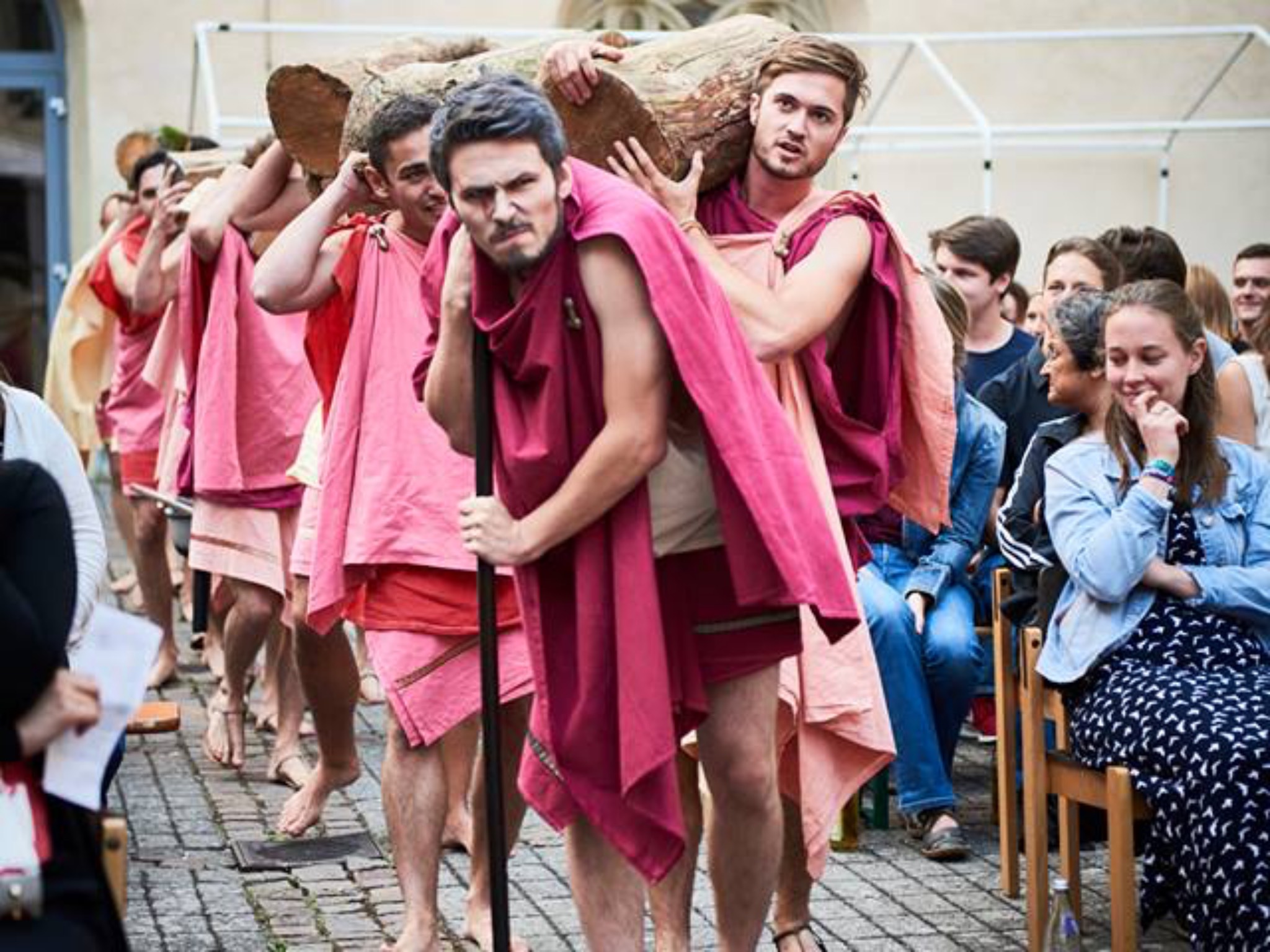 "Lysistrate" dargestellt von der Studiobühne. Foto: Johanna Bode.