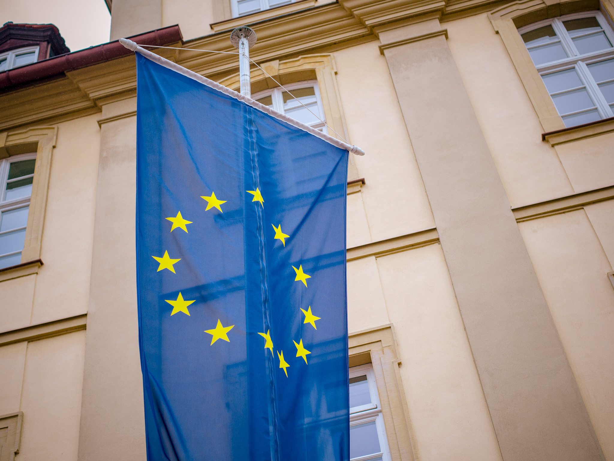 Europa_Fahne-1-von-1 Symbolbild Europäische Union. Foto: Pascal Höfig.