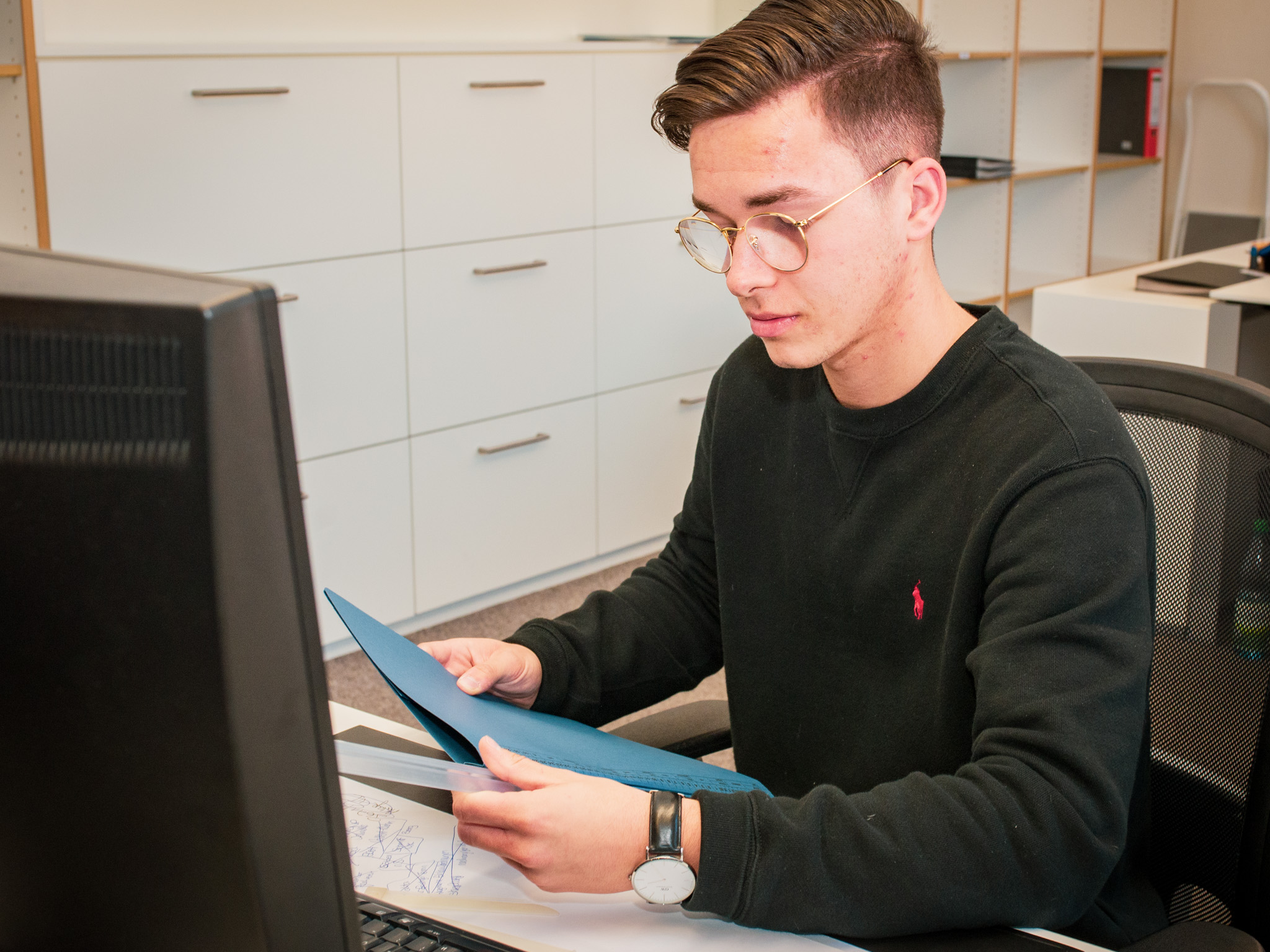 Unterstützung während der gesamten Ausbildung. Foto: Pascal Höfig