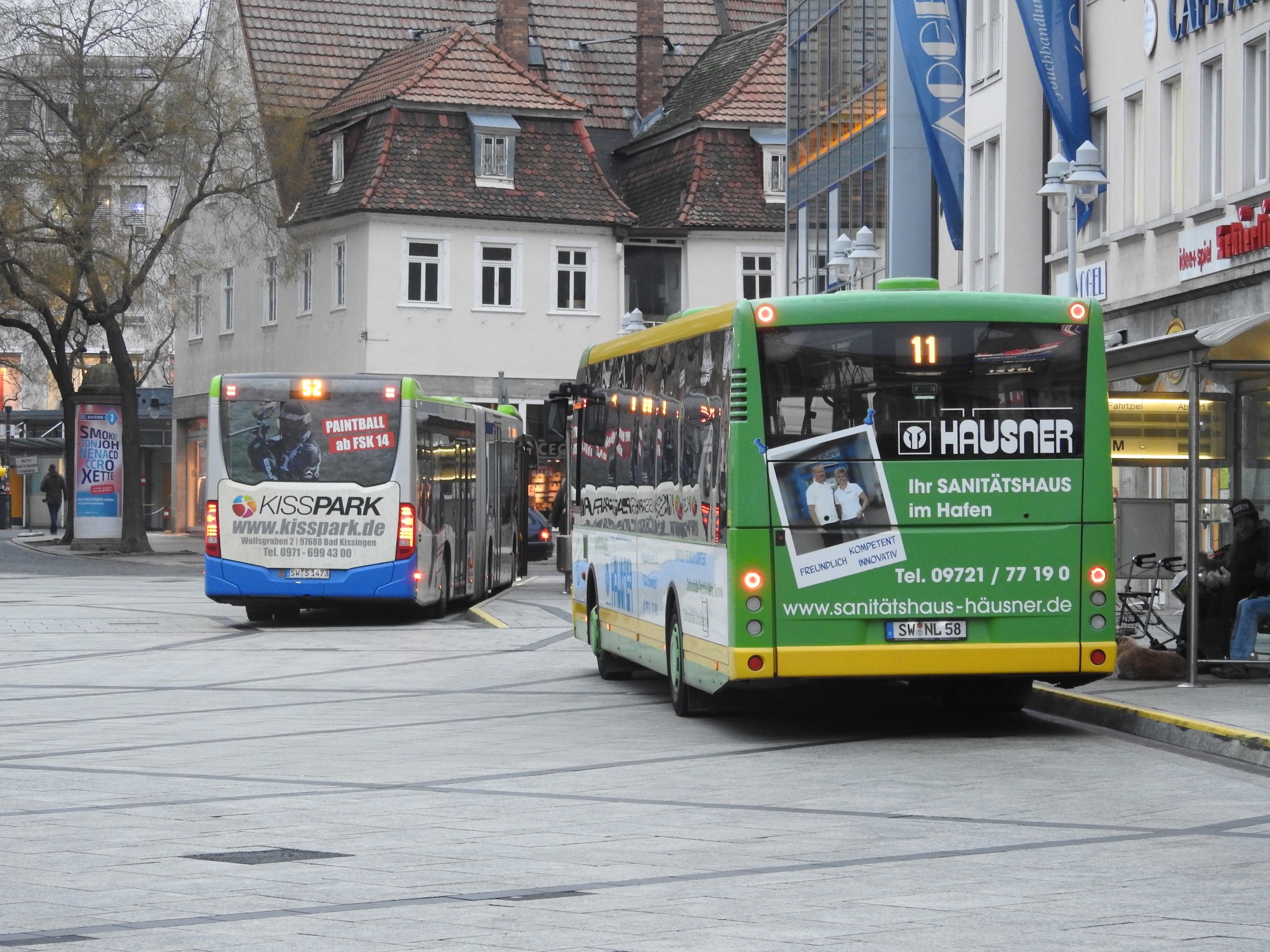 Stadtbus_SW Stadtbusse in Schweinfurt. Foto: Dirk Flieger