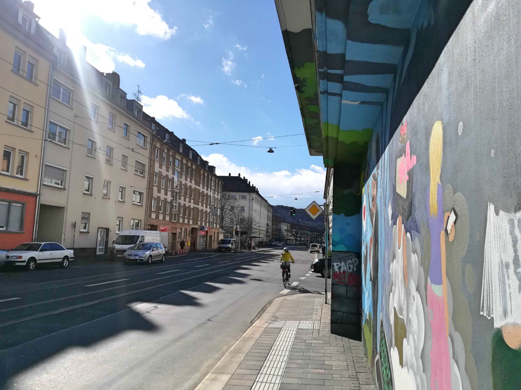 Zellerau_4 Straße im Würzburger Stadtteil Zellerau. Foto: Jessica Hänse