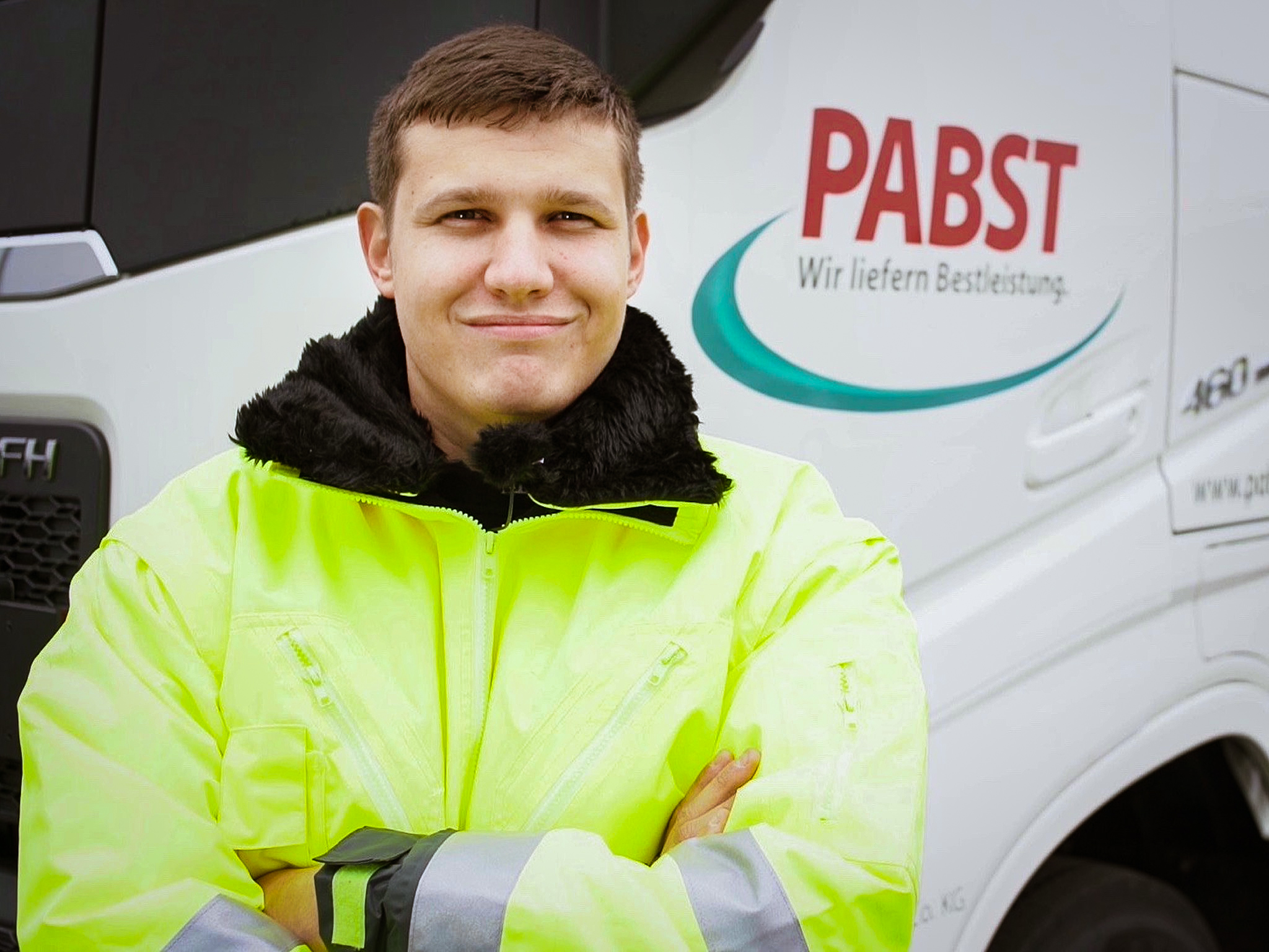 Auszubildender_Pabst_Transport Eine Ausbildung bei Pabst Transport! Foto: Pabst Transport