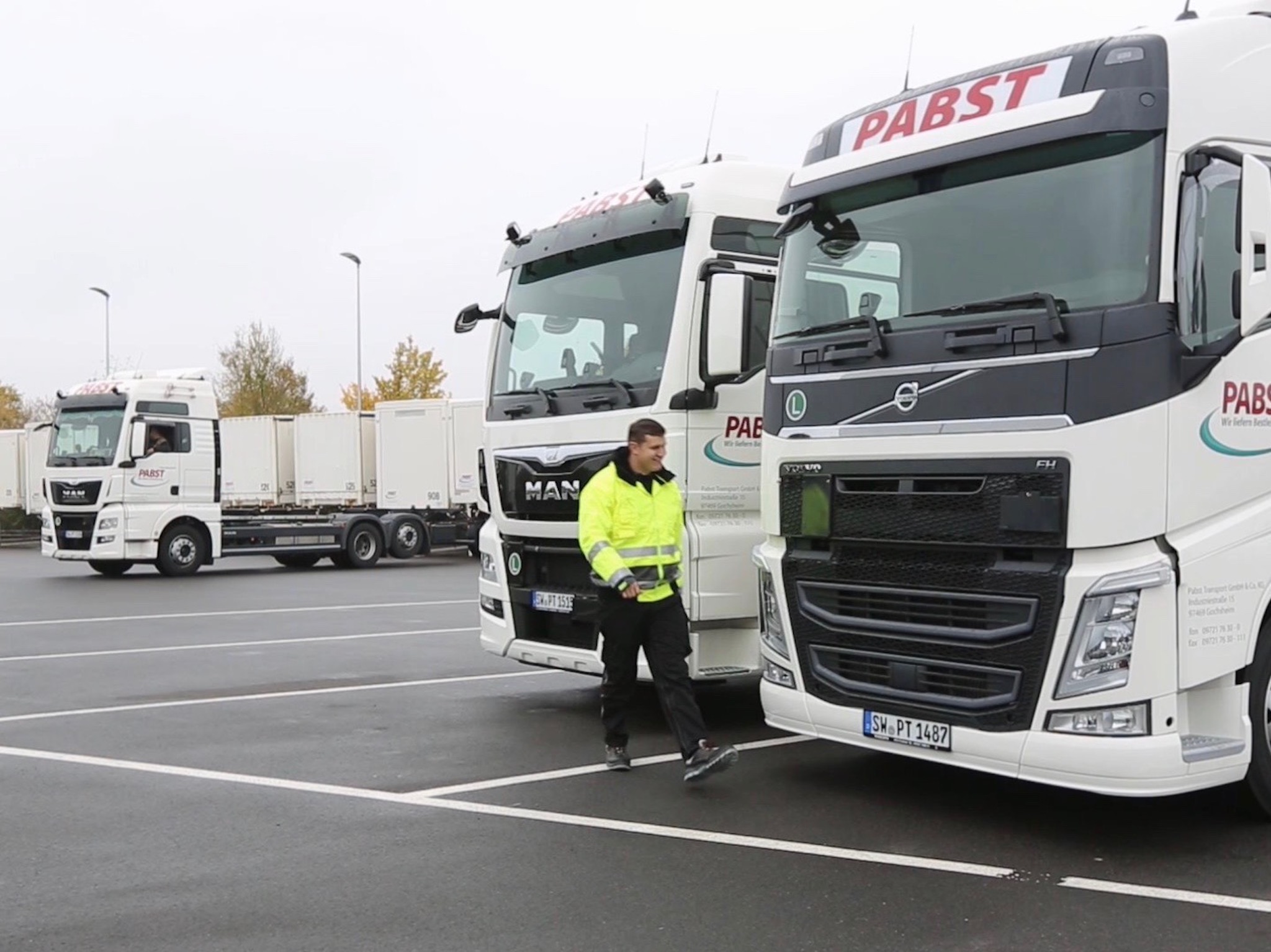 Die Krafttransporter von Pabst Transport. Foto: Pabst Transport