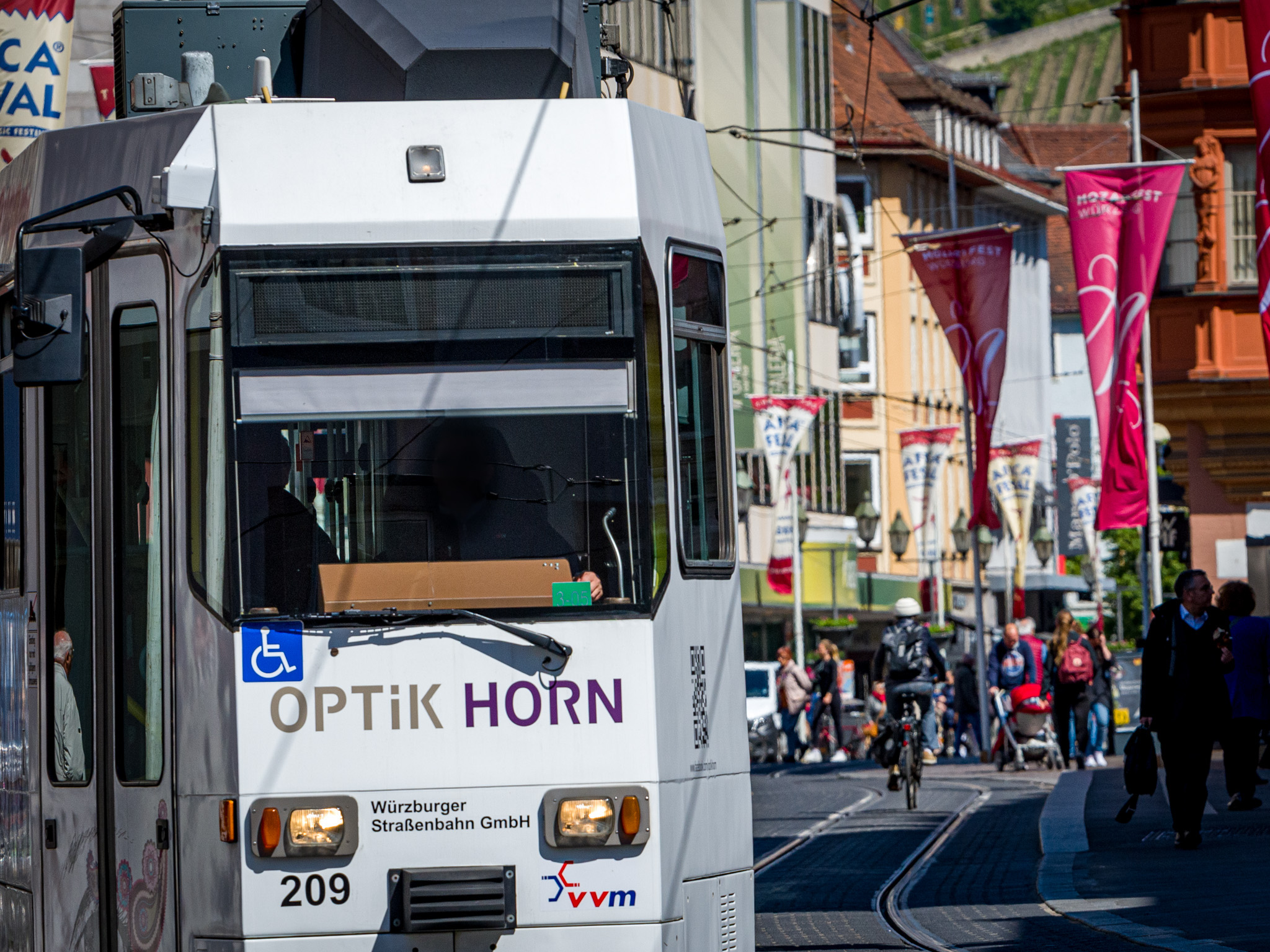 2019_Strassenbahn_Wuerzburg_003 Straßenbahn in Würzburg. Foto: Pascal Höfig