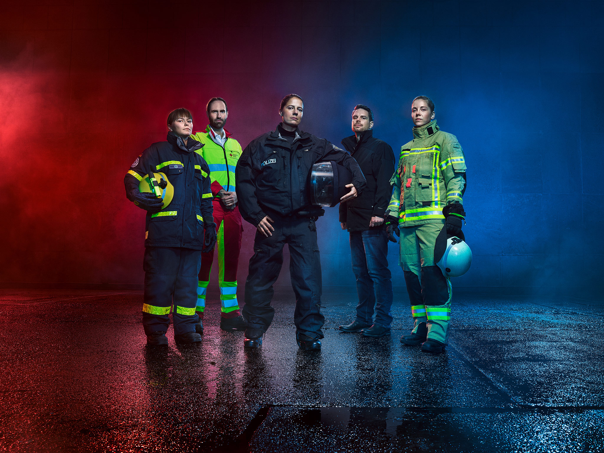 Fuer_ein_sicheres_Deutschland-Gruppe-1 Die neue Kampagne für Polizei & Rettungskräfte ist gestartet. Foto: BMI