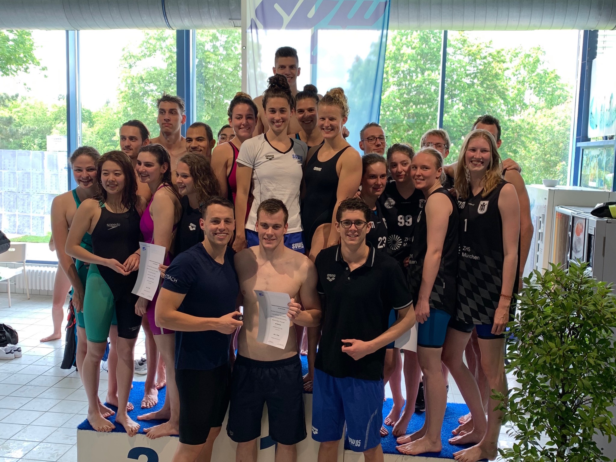 Schwimmer_Universität Würzburg_Deutsche Hochschulmeisterschaften Schwimmen Würzburger Schwimmer holen sich bei Deutschen Hochschulmeisterschaft den Titel. Foto: SVW 05