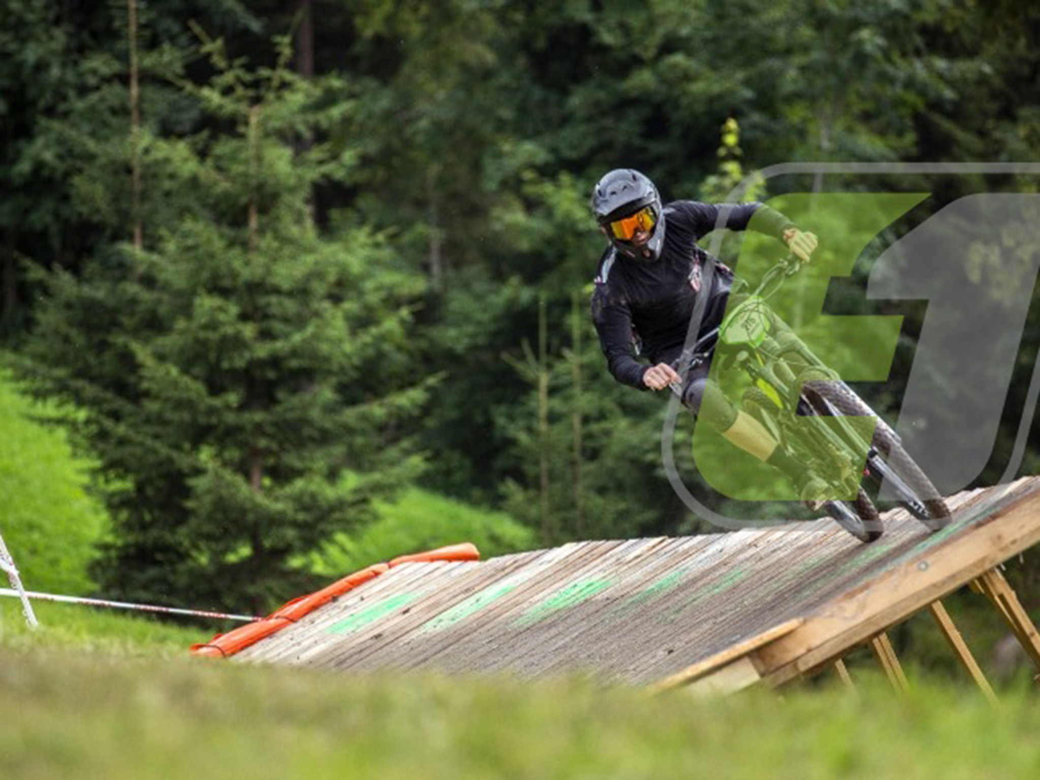 Jonathan beim E1 Wettrennen. Foto: Jonathan Reinhart.