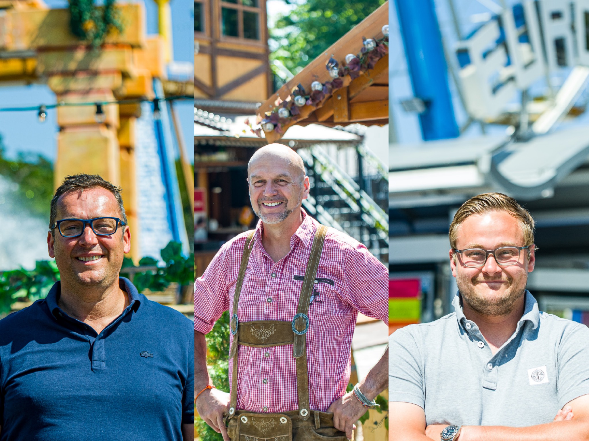 Collage_Schausteller_Kiliani_Stadt Wuerzburg