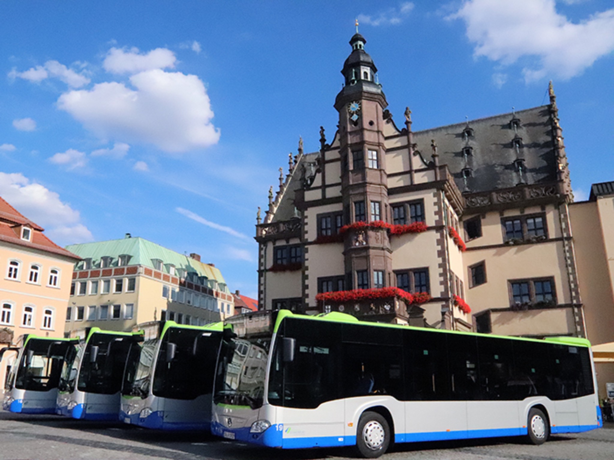 Neue Busse_SW_Stadtwerke Neue Busse für die Stadt Schweinfurt. Foto: Hannah Schesink/Stadtwerke Schweinfurt GmbH