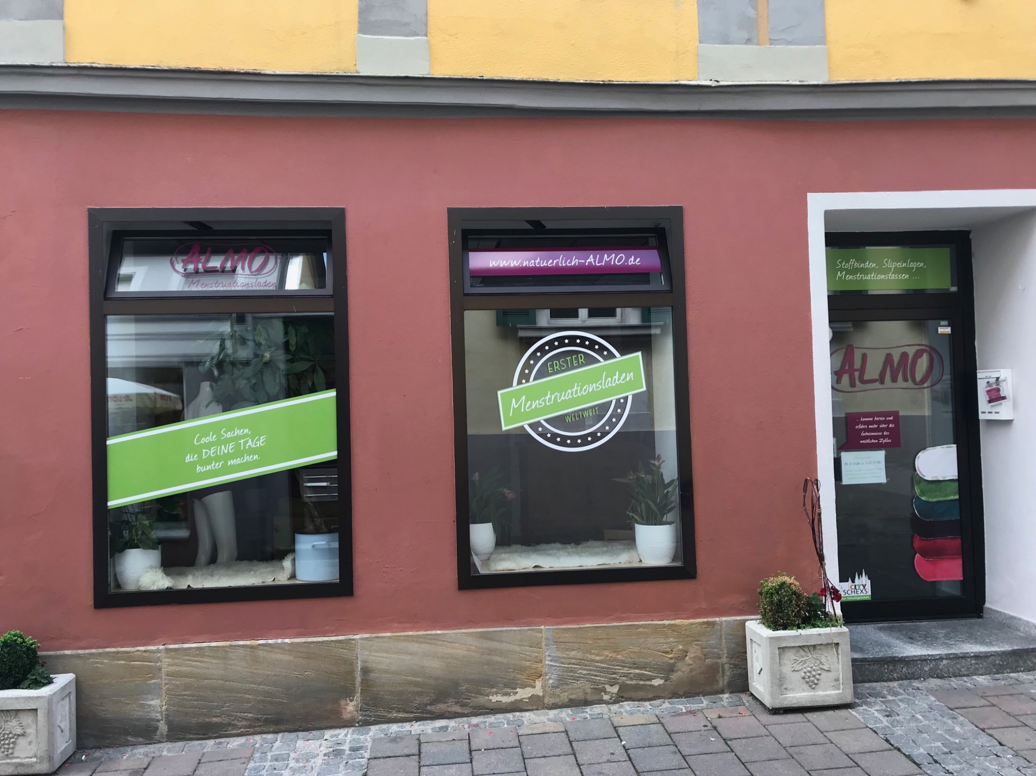 ALMO_Monatshygiene Der Menstruationsladen „ALMO" in Ansbach Foto: Nico Jahnel