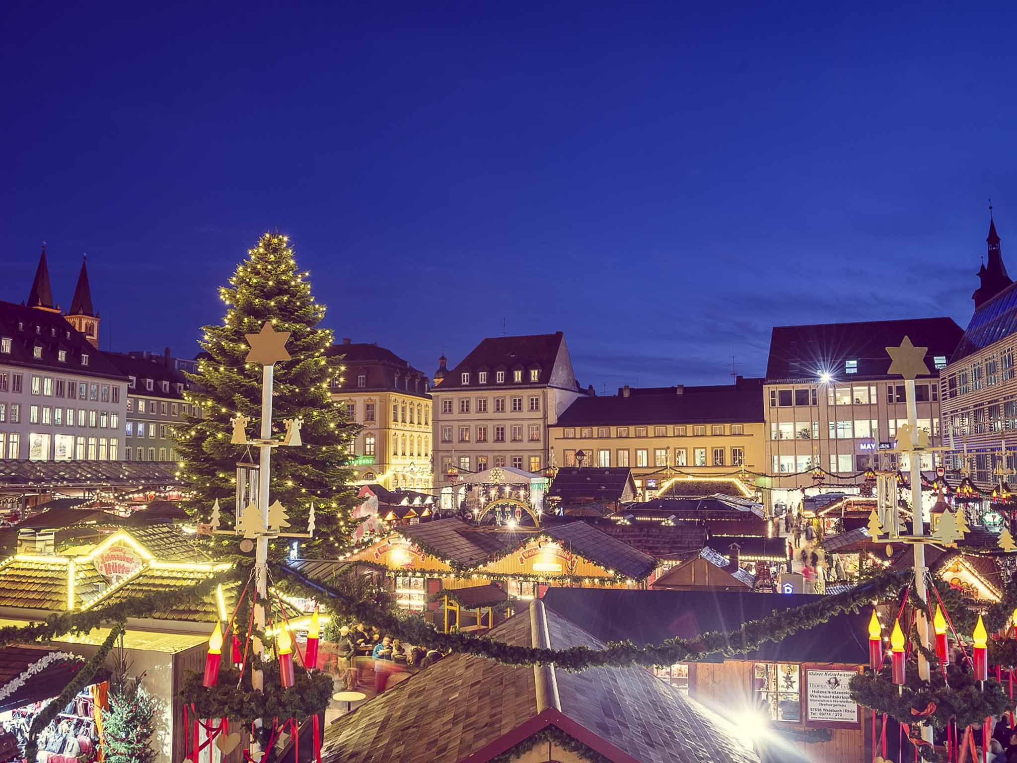 Symbolbild Weihnachtsmarkt Würzburg. Foto: Pascal Höfig