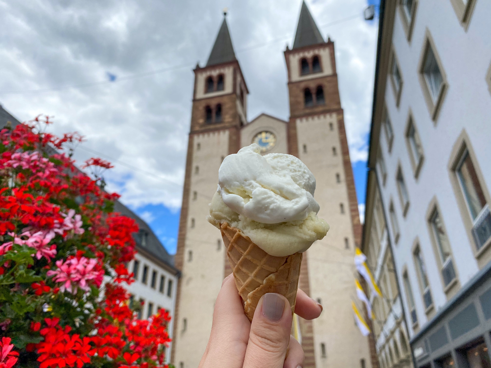 Eis Eis in Würzburg. Foto: Jessica Hänse