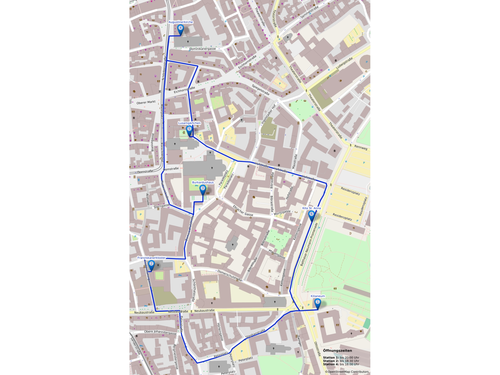 Der alternative Martinsumzug. Grafik: Bezirk St. Kilian