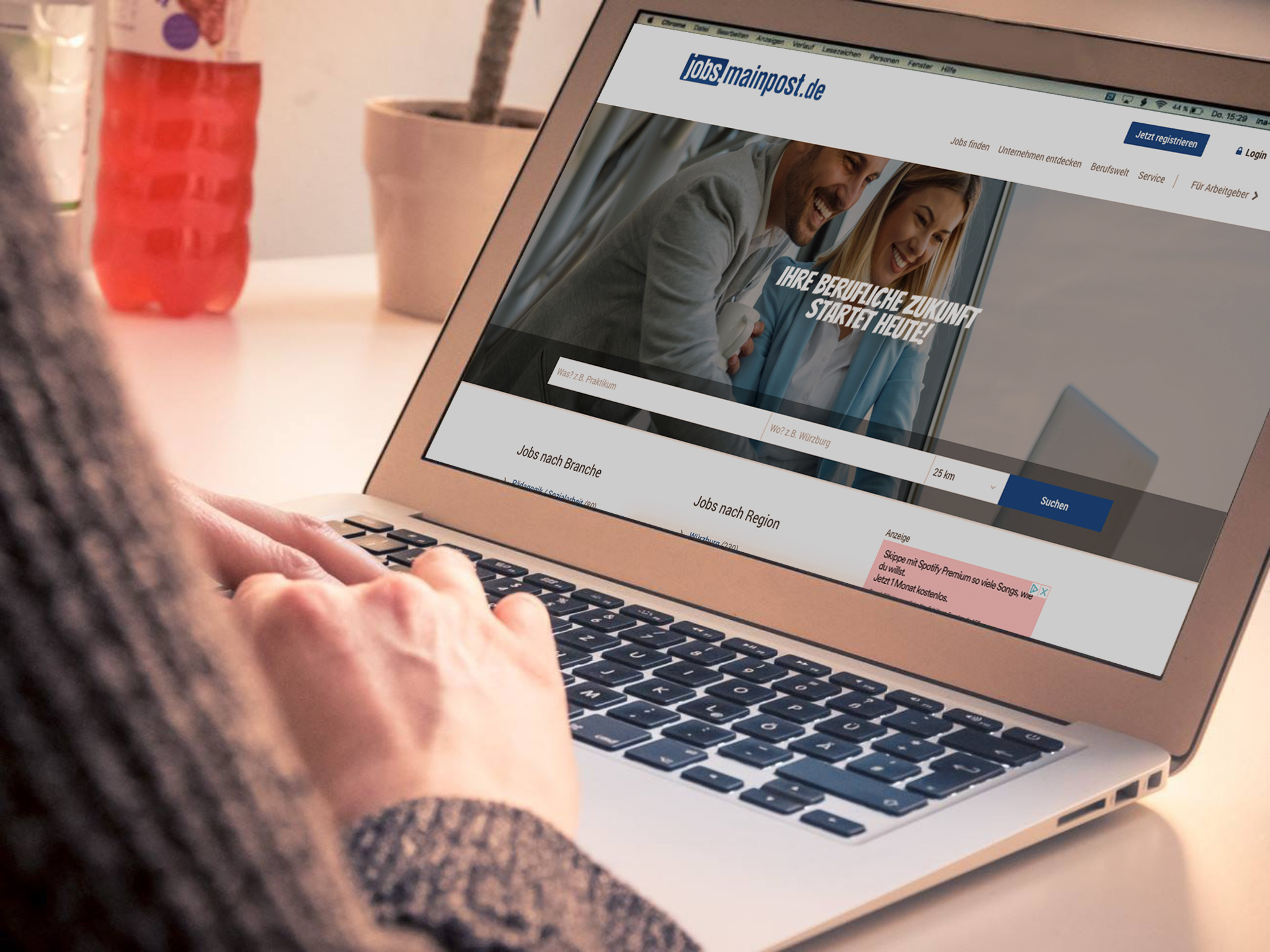 jobsmainpost-website Auf der jobs.mainpost.de Plattform wird das Bewerben zum Kinderspiel! Foto: Dominik Ziegler